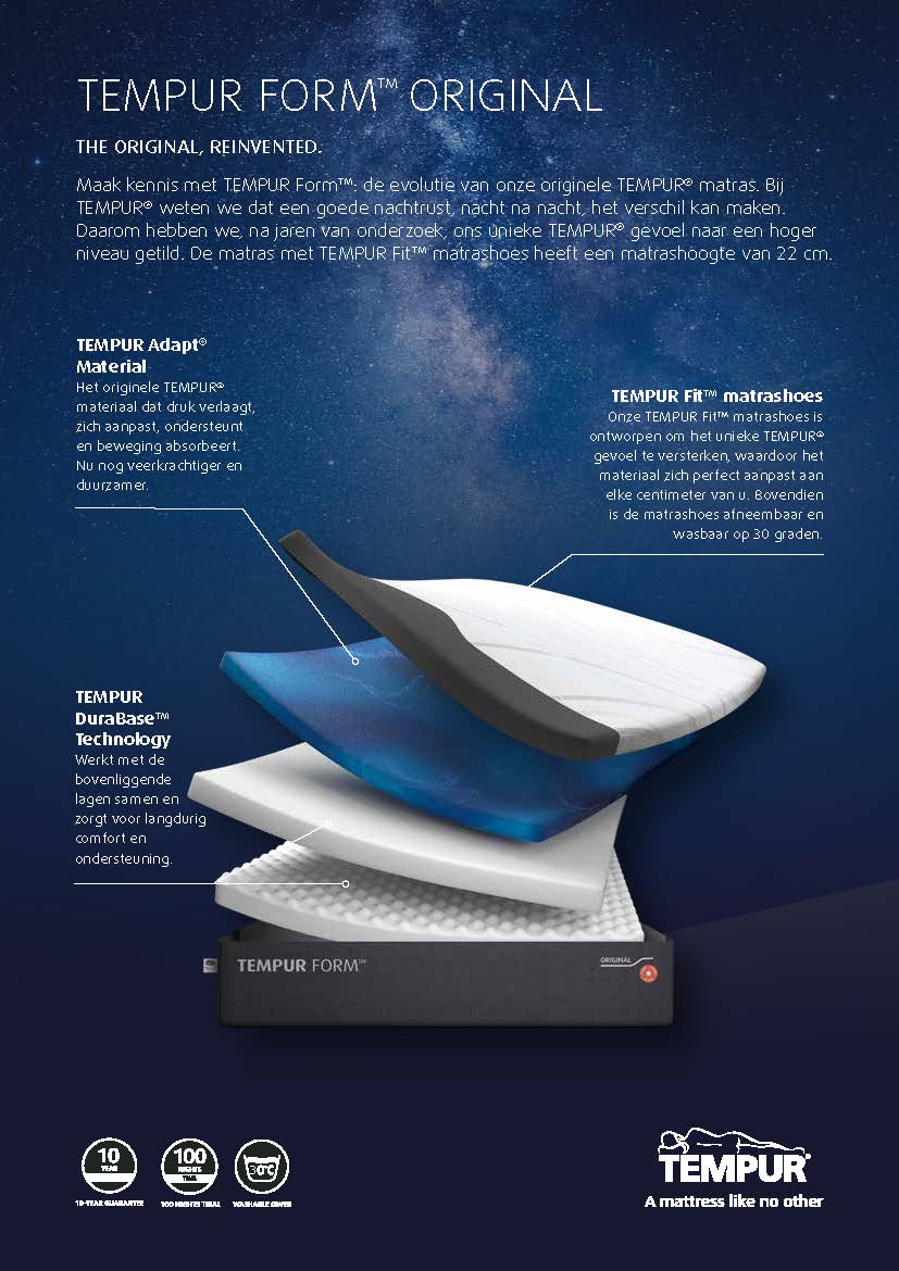 Form Original matras 90x200cm - hard