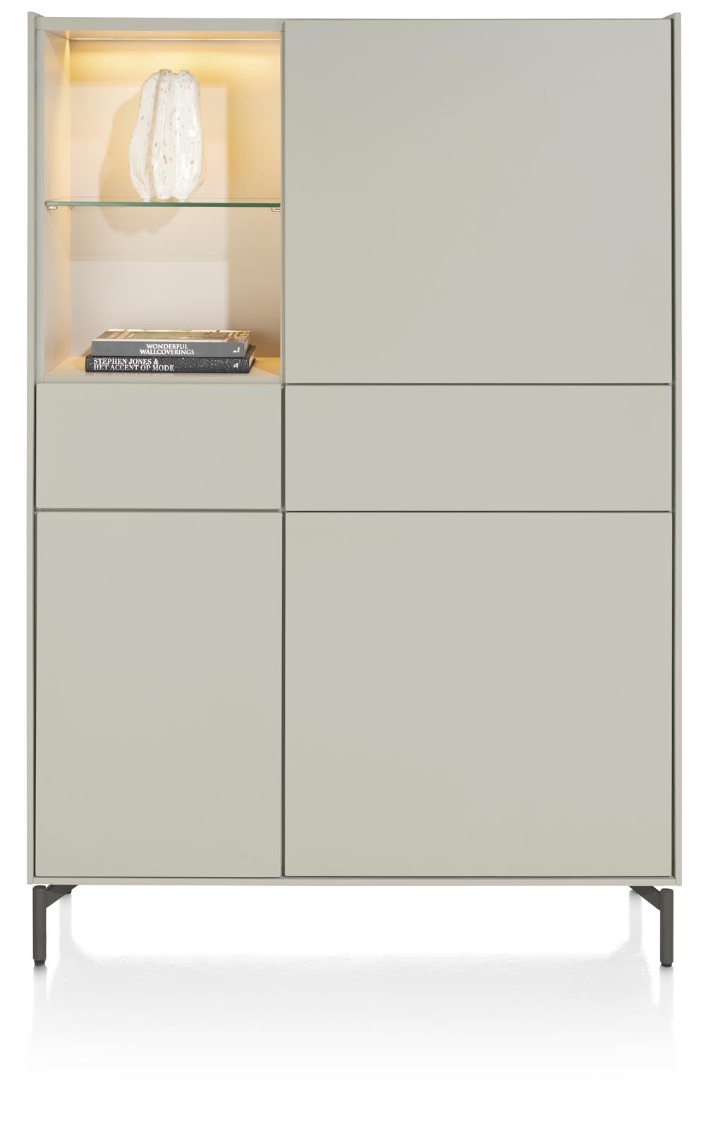 Bergkast Noon B120cm - silkgrey