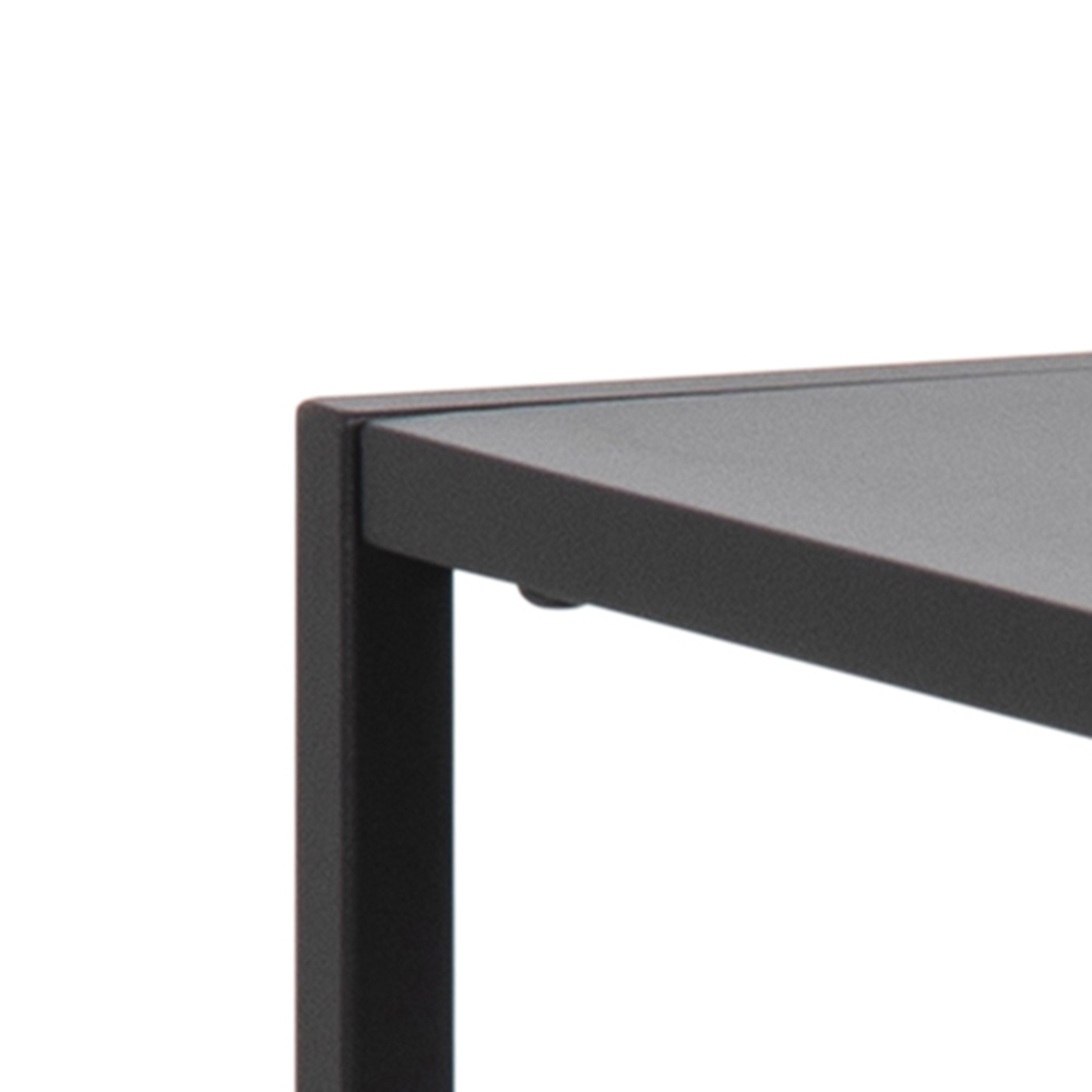 Consoletafel 100x35cm - zwart