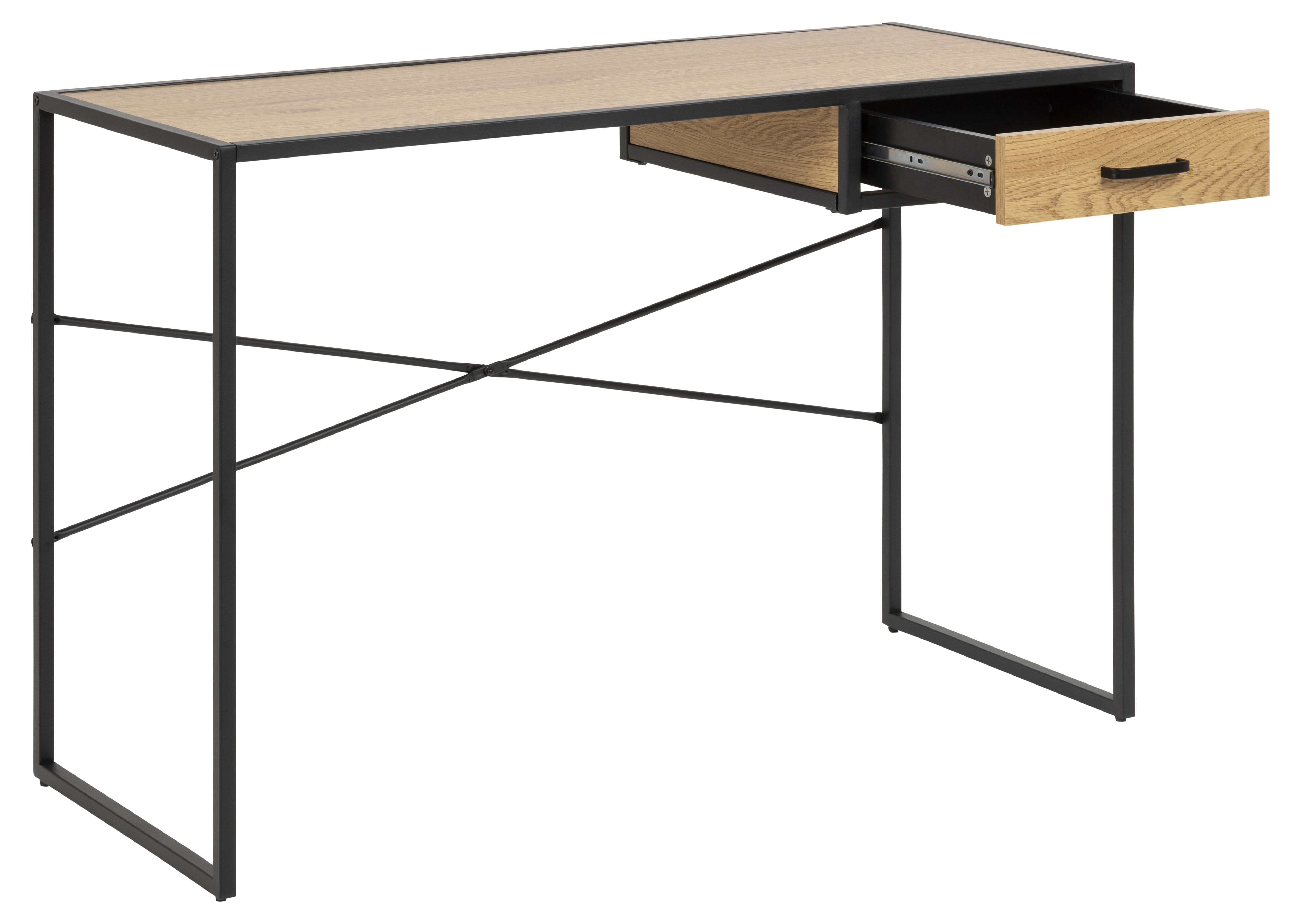 Bureau met lade 110x45cm - natuur eiken
