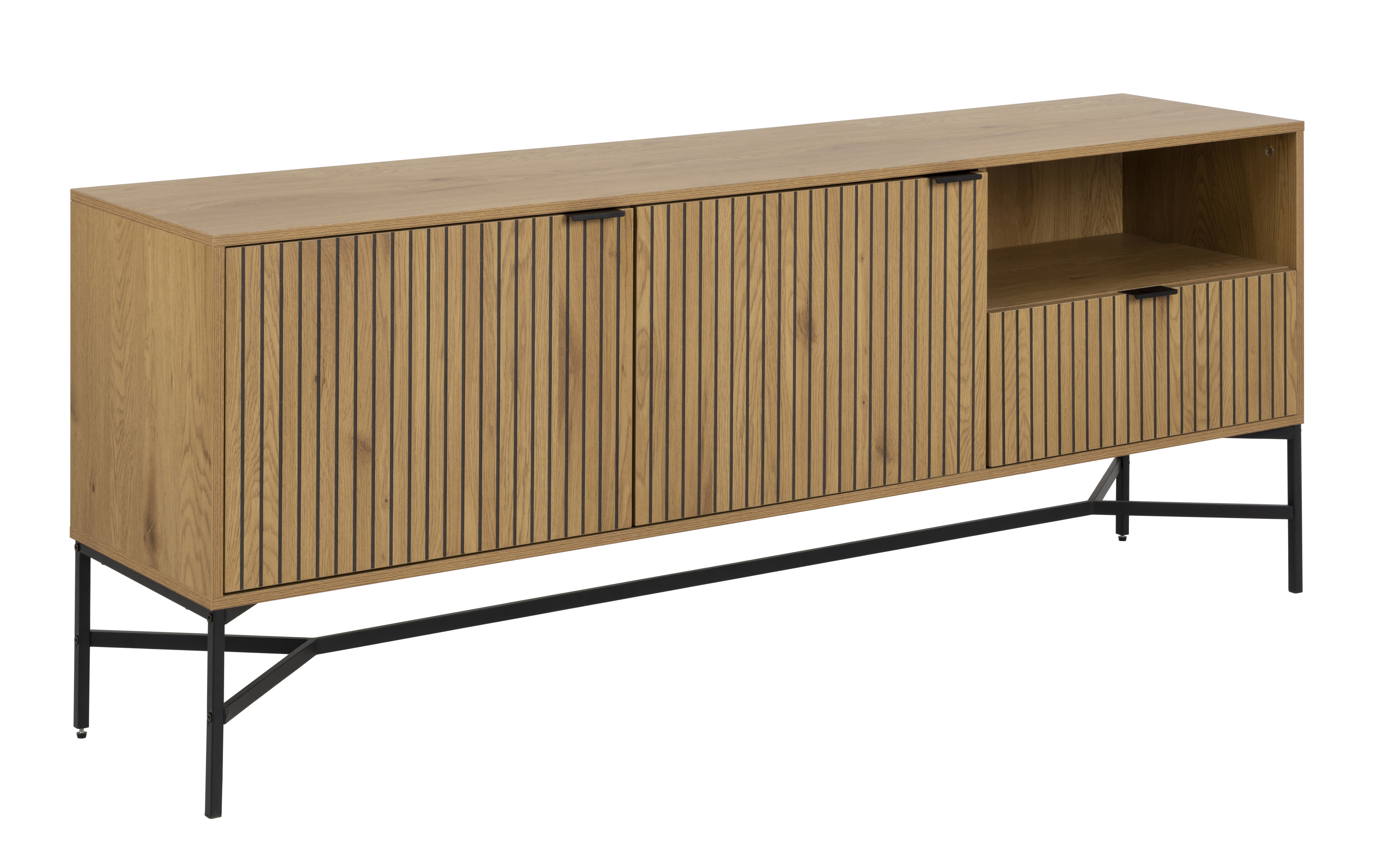 Dressoir met 2 deuren en lade - Wild Oak