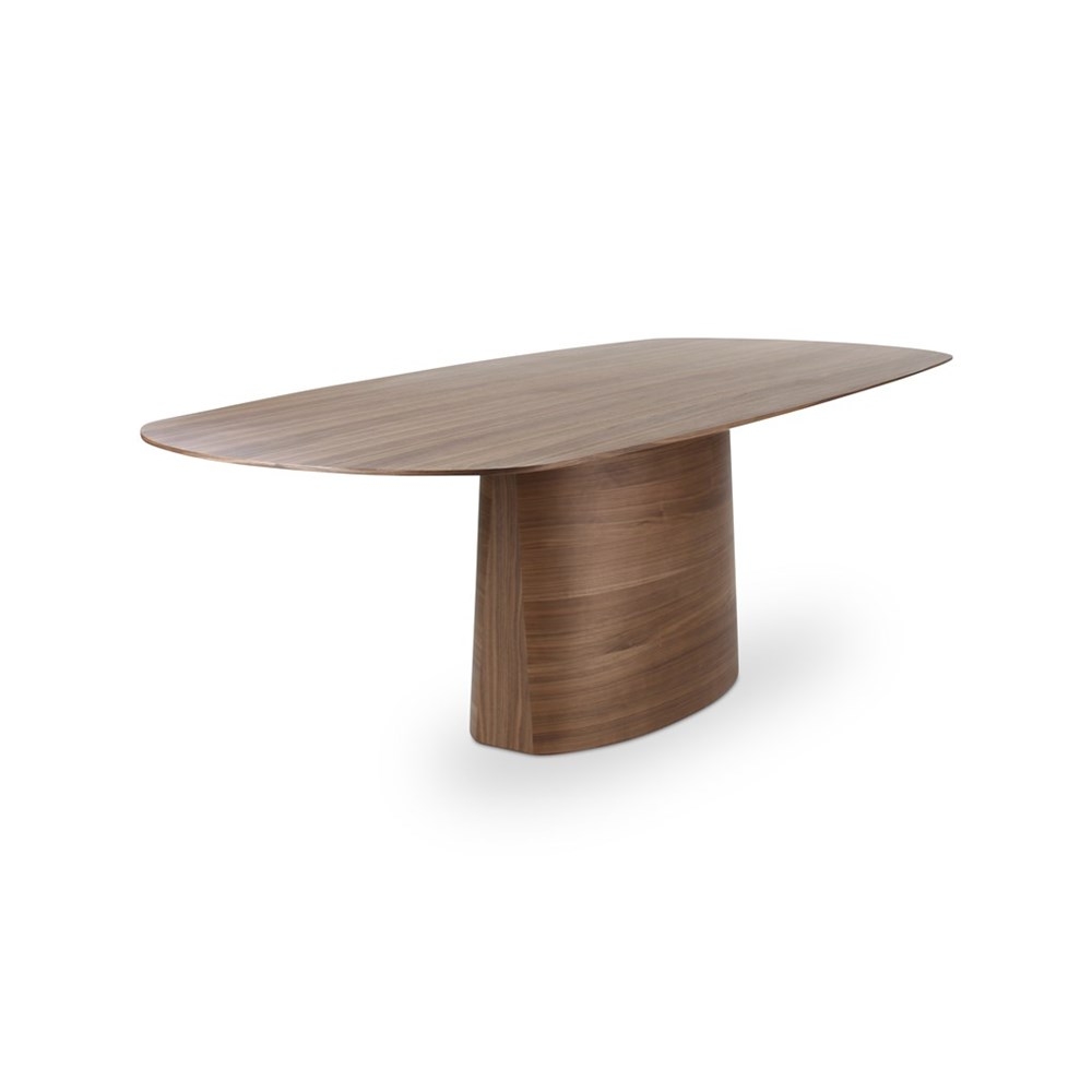 Ovale tafel 240x110cm - walnoot