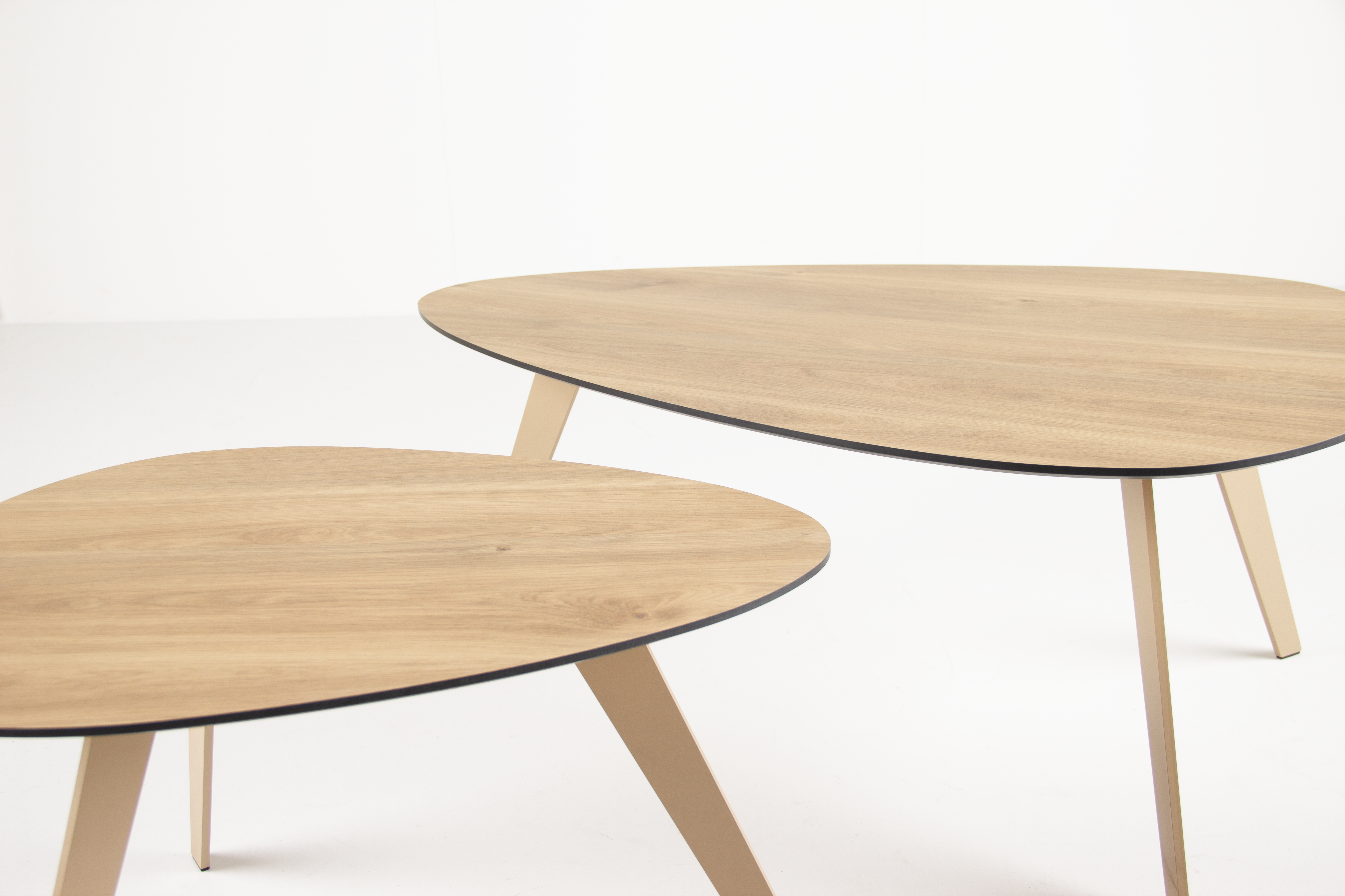 Salontafel 70x100cm - HPL/metaal