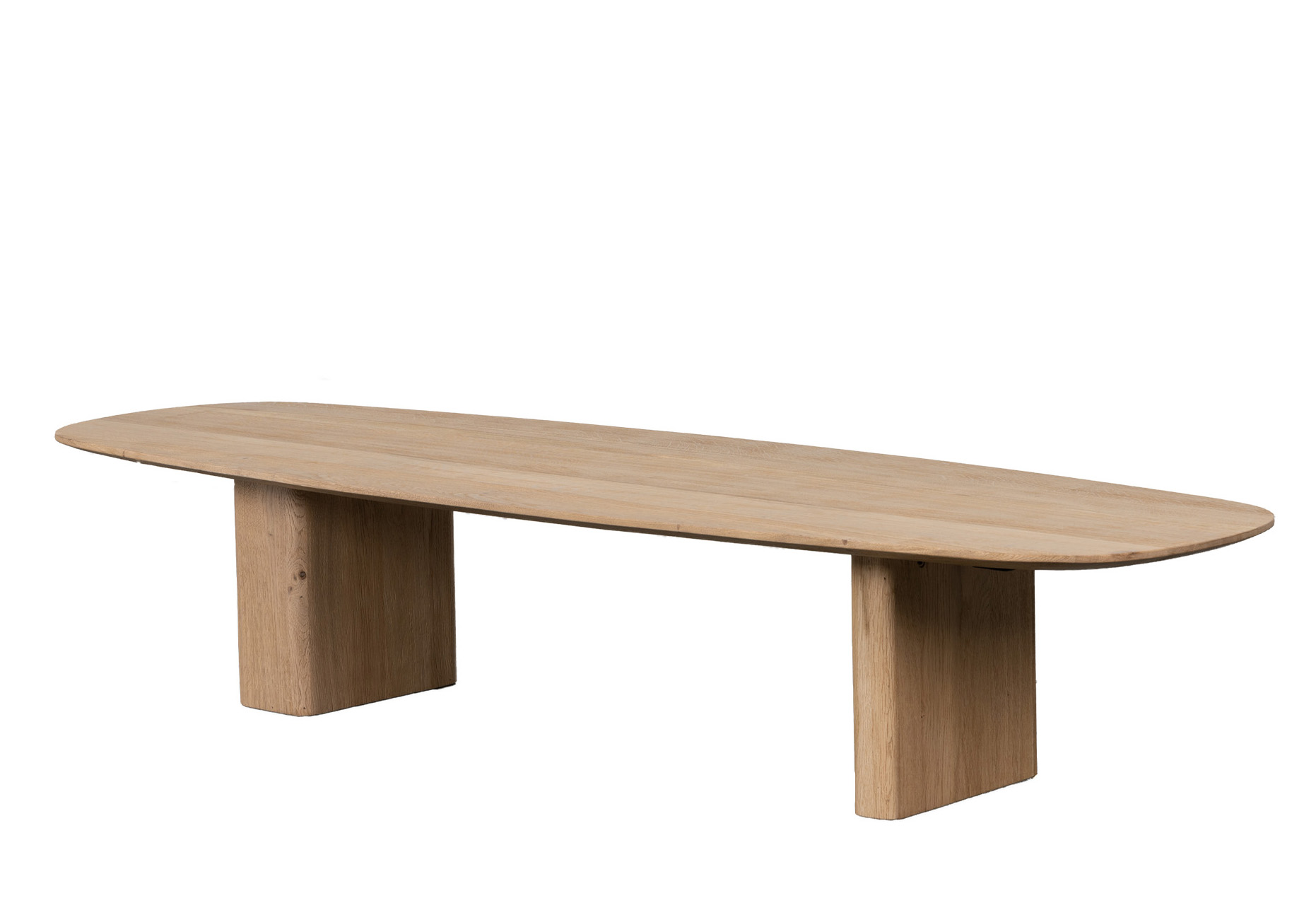 Eiken salontafel 180x60cm - natuur