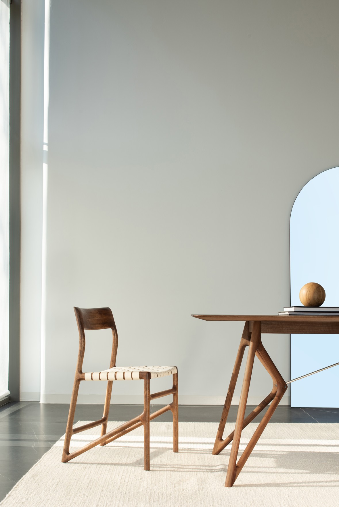 Eettafel Tink 180x90cm - walnoot