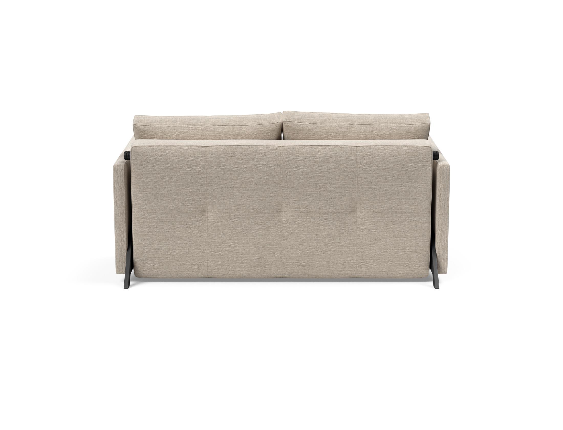 Slaapbank Cubed 140x200cm - Sand beige
