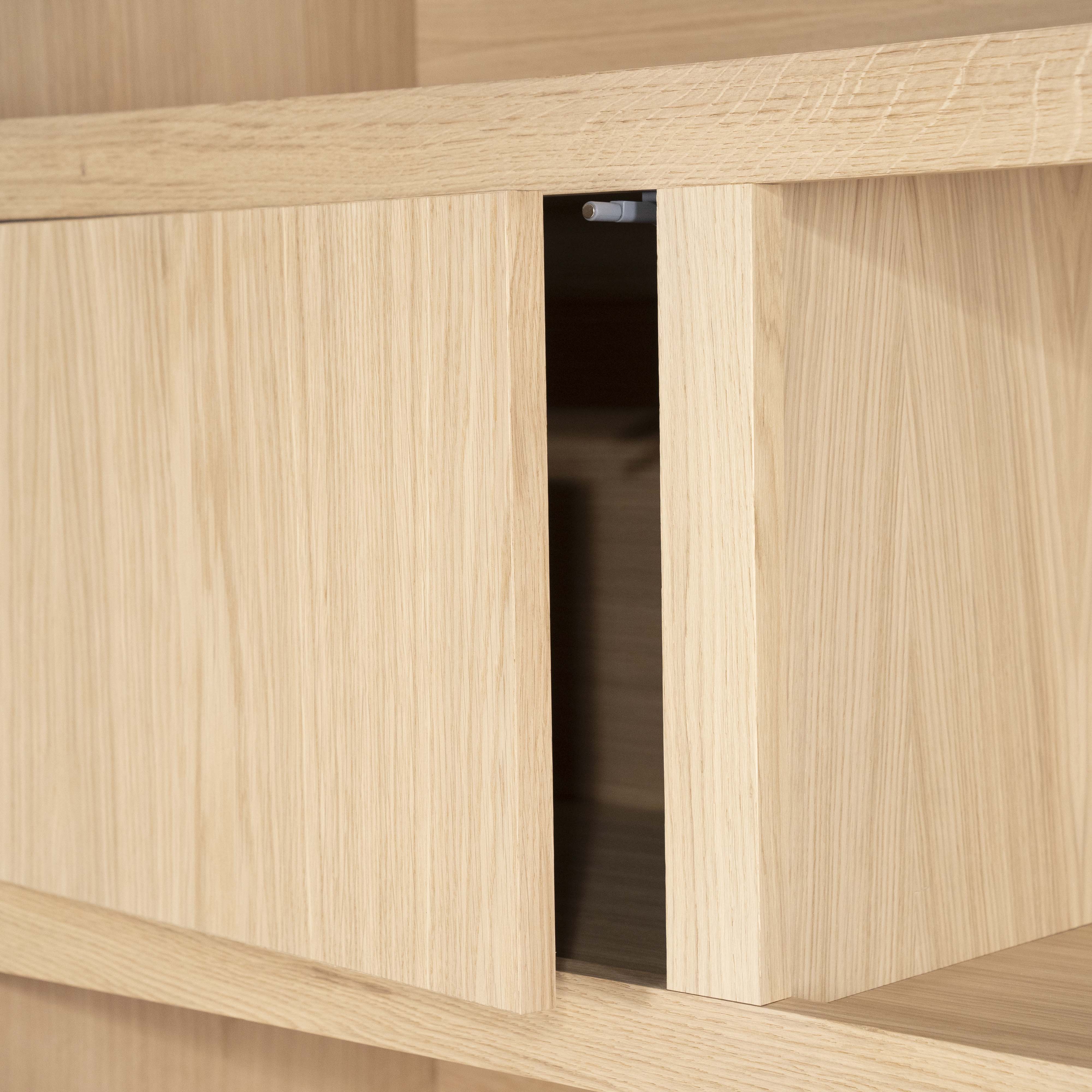 Wandkast in (fineer)eik - naturel