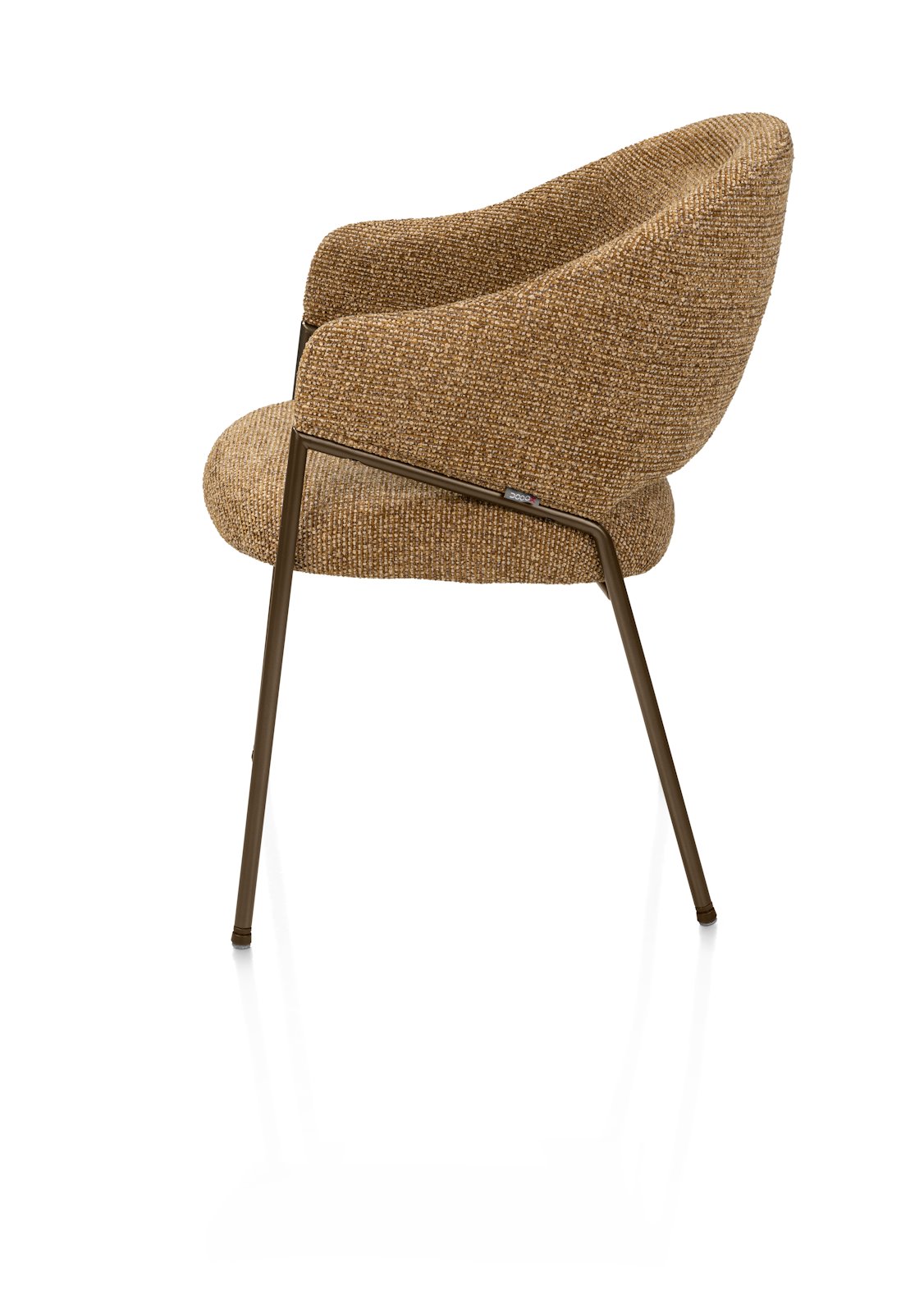 Armstoel Noel - oker/steelbrown