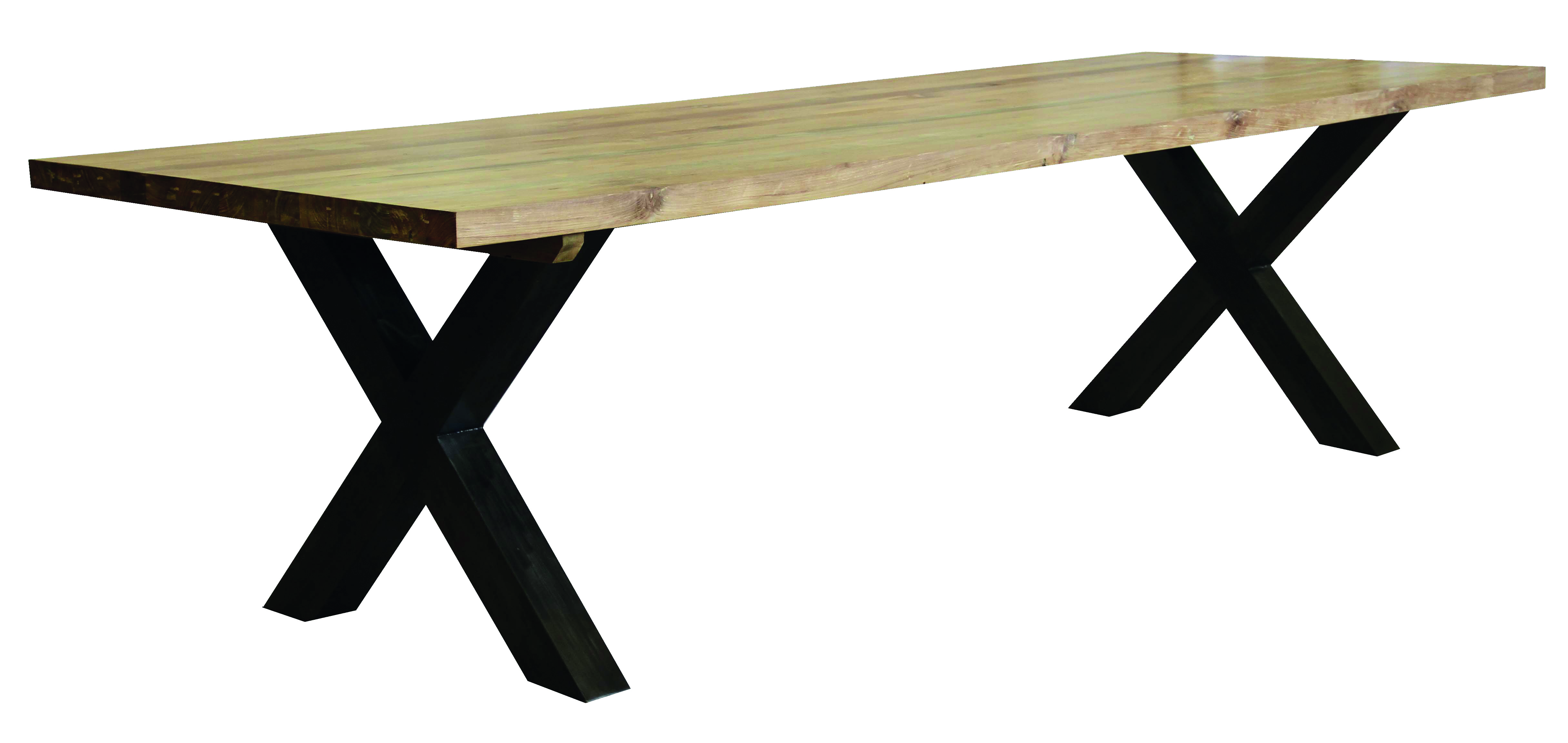 Eettafel 250 x 100cm - full recycled teak