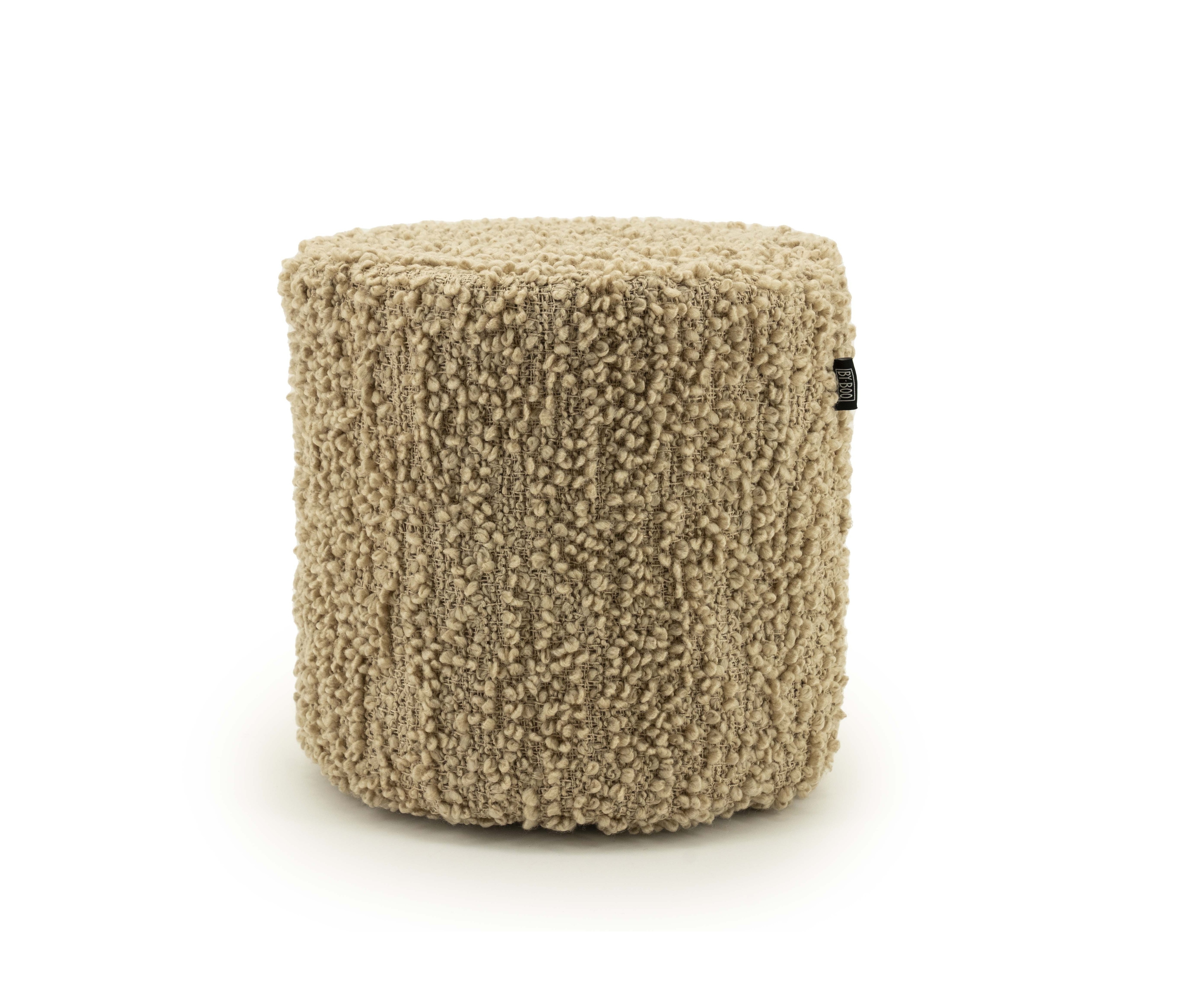 Poef 40x40cm bouclé stof - beige