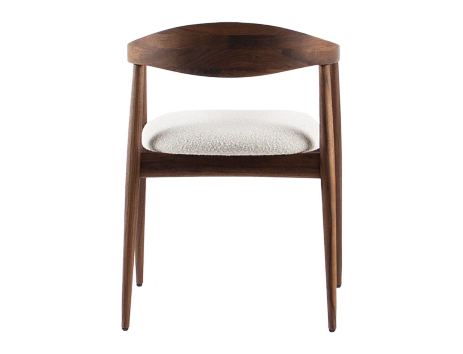 Houten armstoel - walnoot