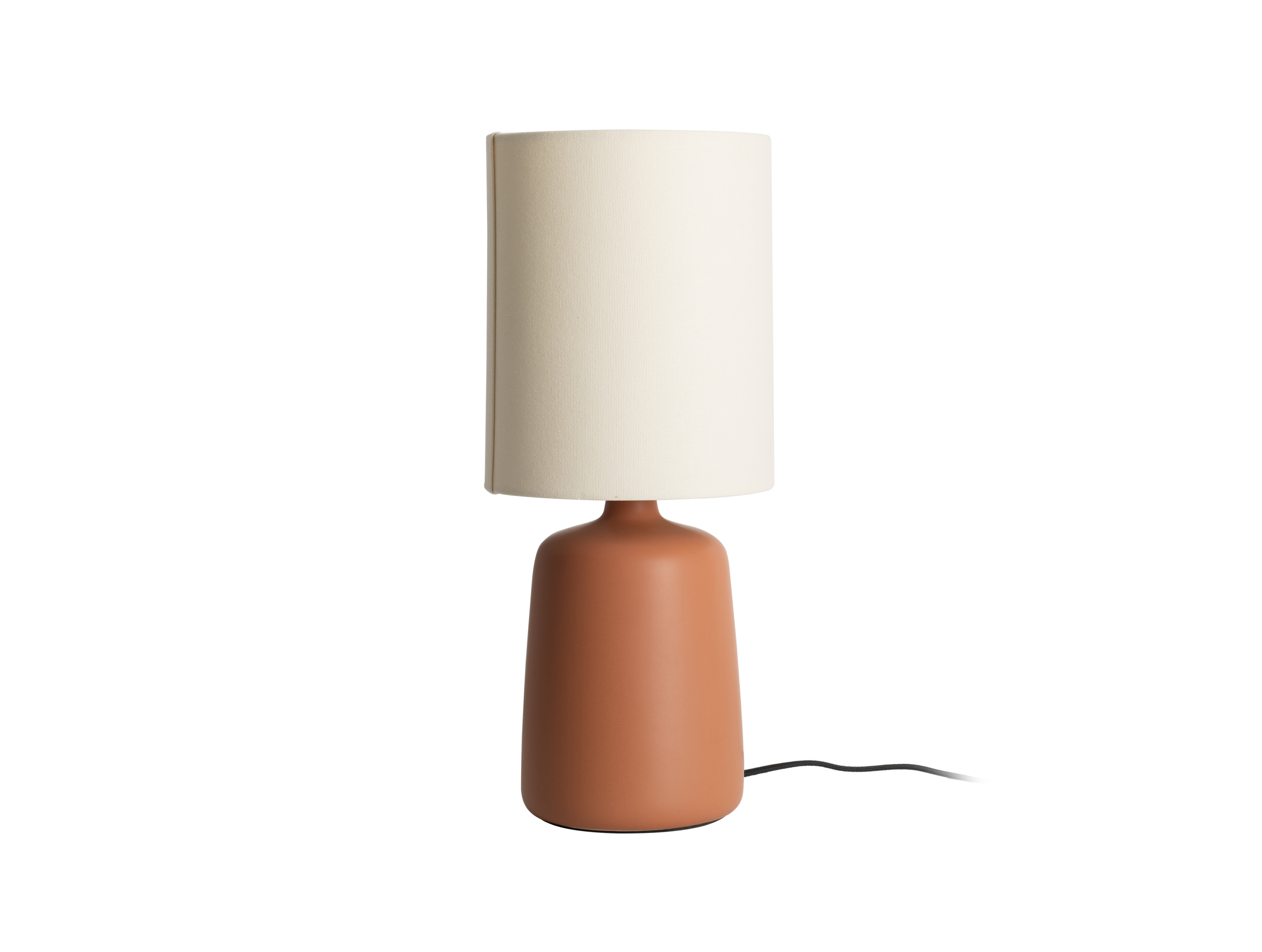 Tafellamp E27 - matt caramel brown