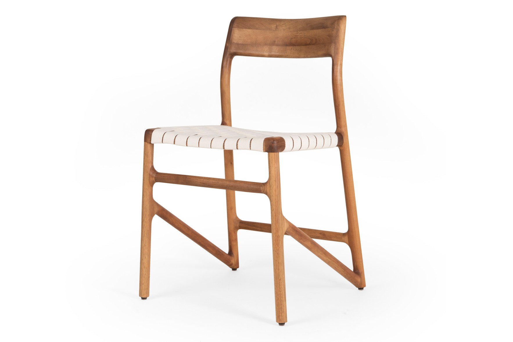 Eetkamerstoel Fawn - natuur walnoot