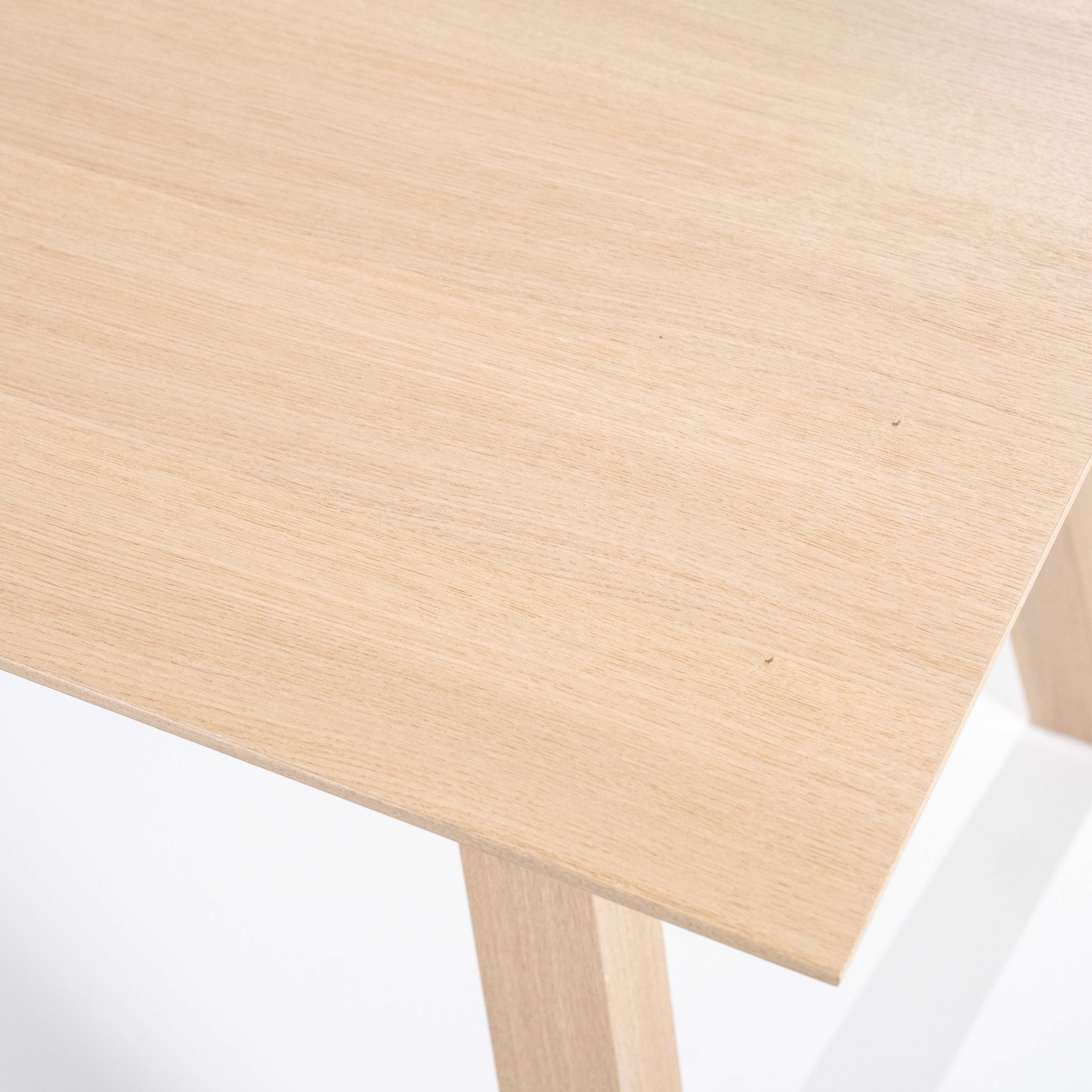 Houten eettafel 220x90cm - natuur eiken
