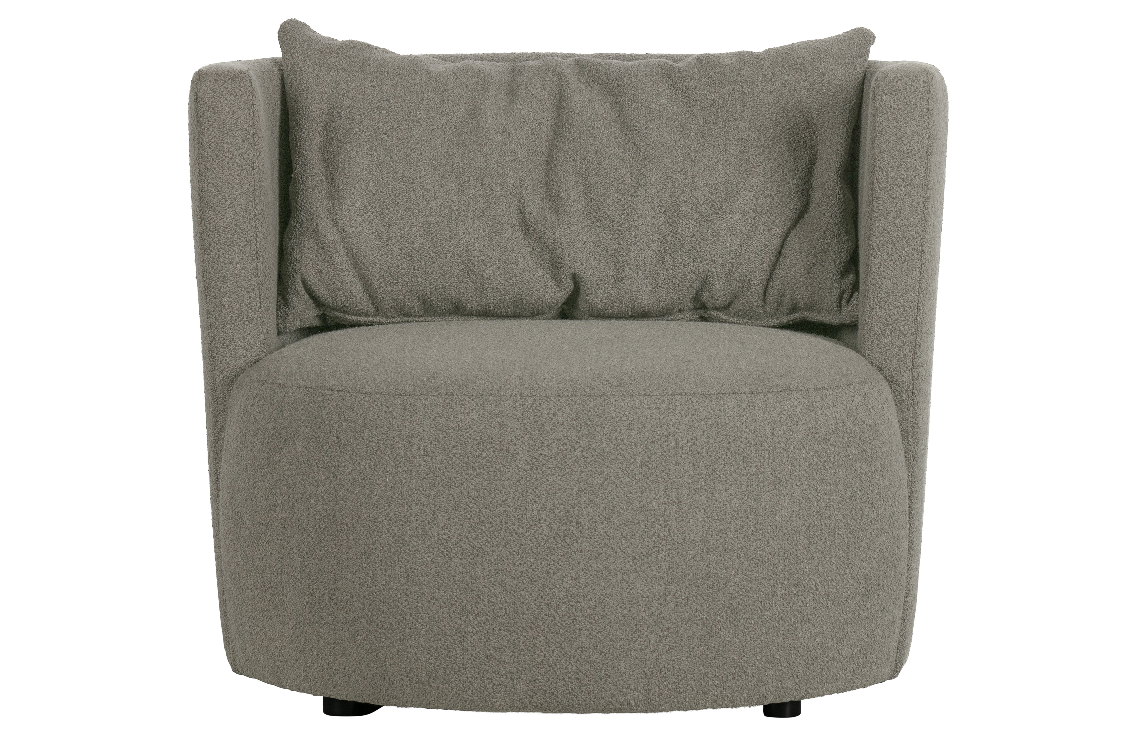 Fauteuil Explore bouclé - grijs