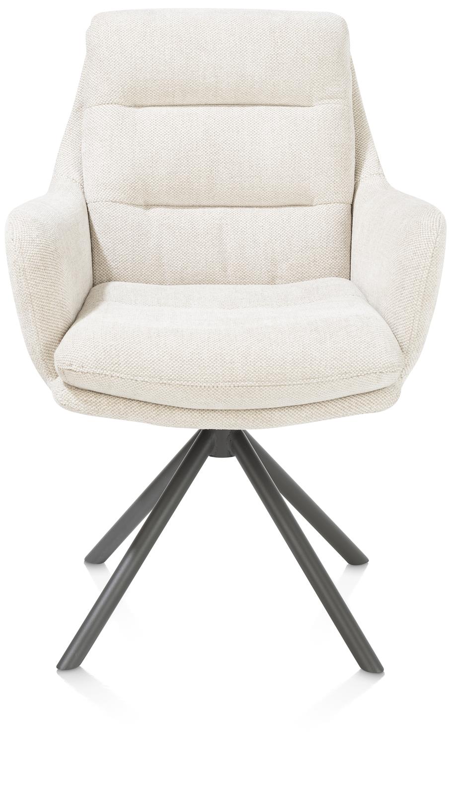 Draaibare kuipstoel Mia - Crème ecru