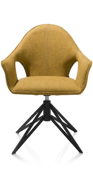 Armstoel Lola - okergeel