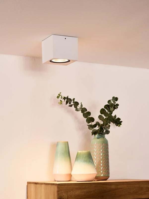 Plafondspot Fedler vierkant GU10 - wit