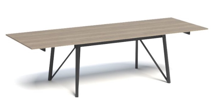 Verlengbare tafel 200/318 x 100cm