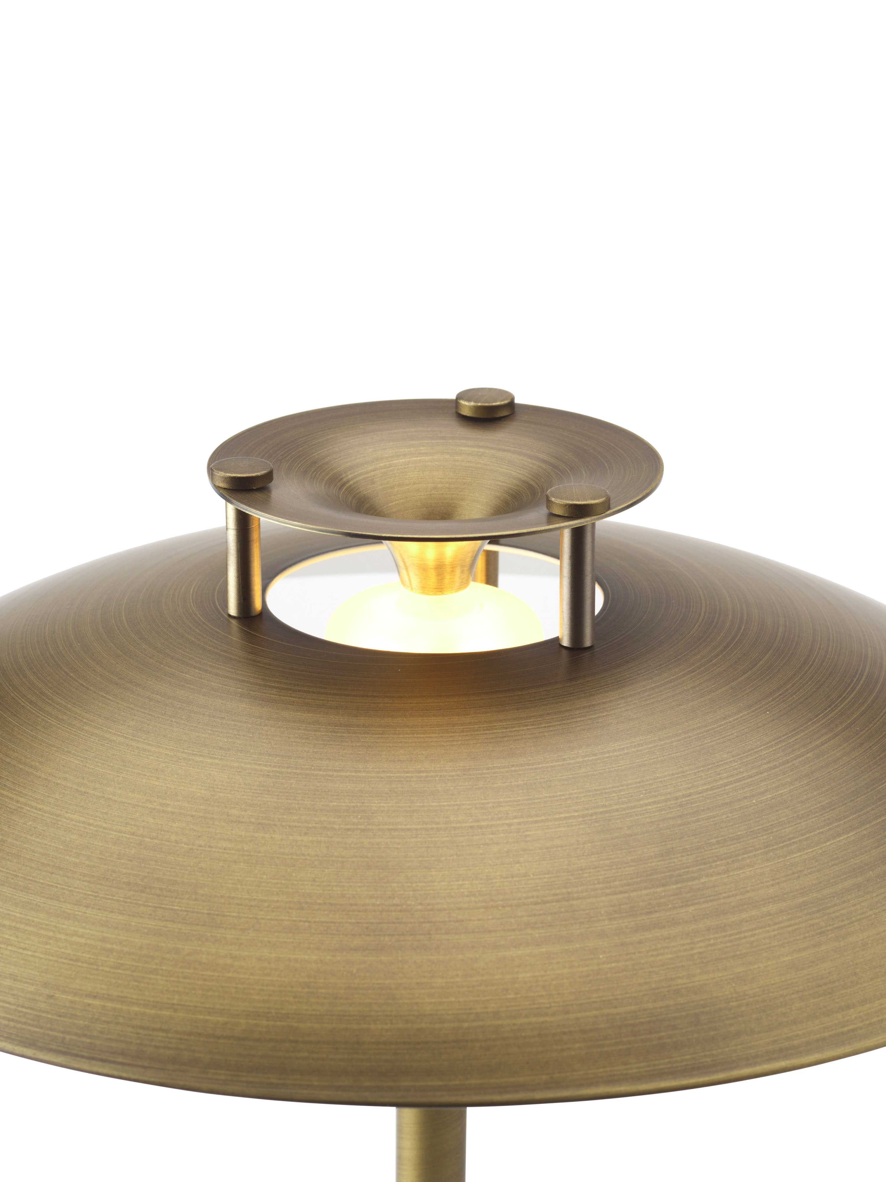 Tafellamp oplaadbaar - antique brass