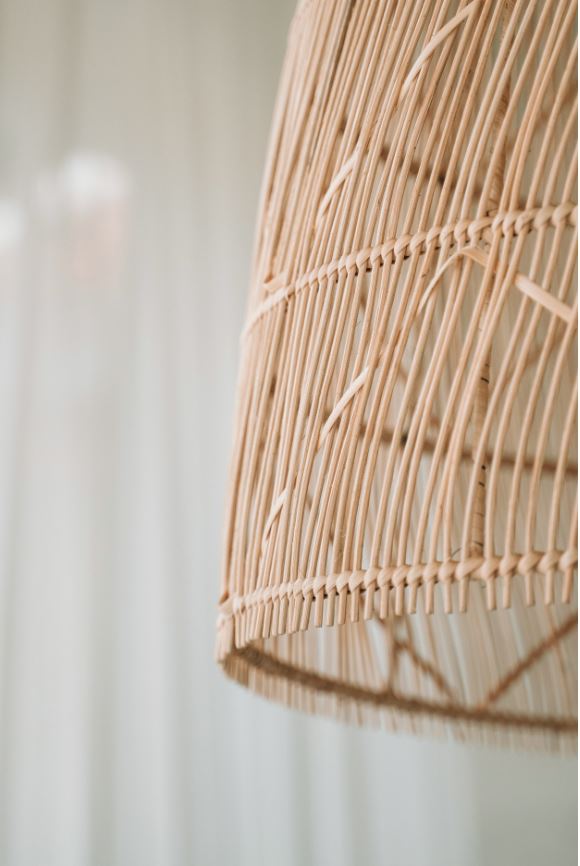 Hanglamp in rotan