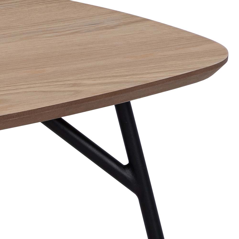 Salontafel 12x60cm - oak/black