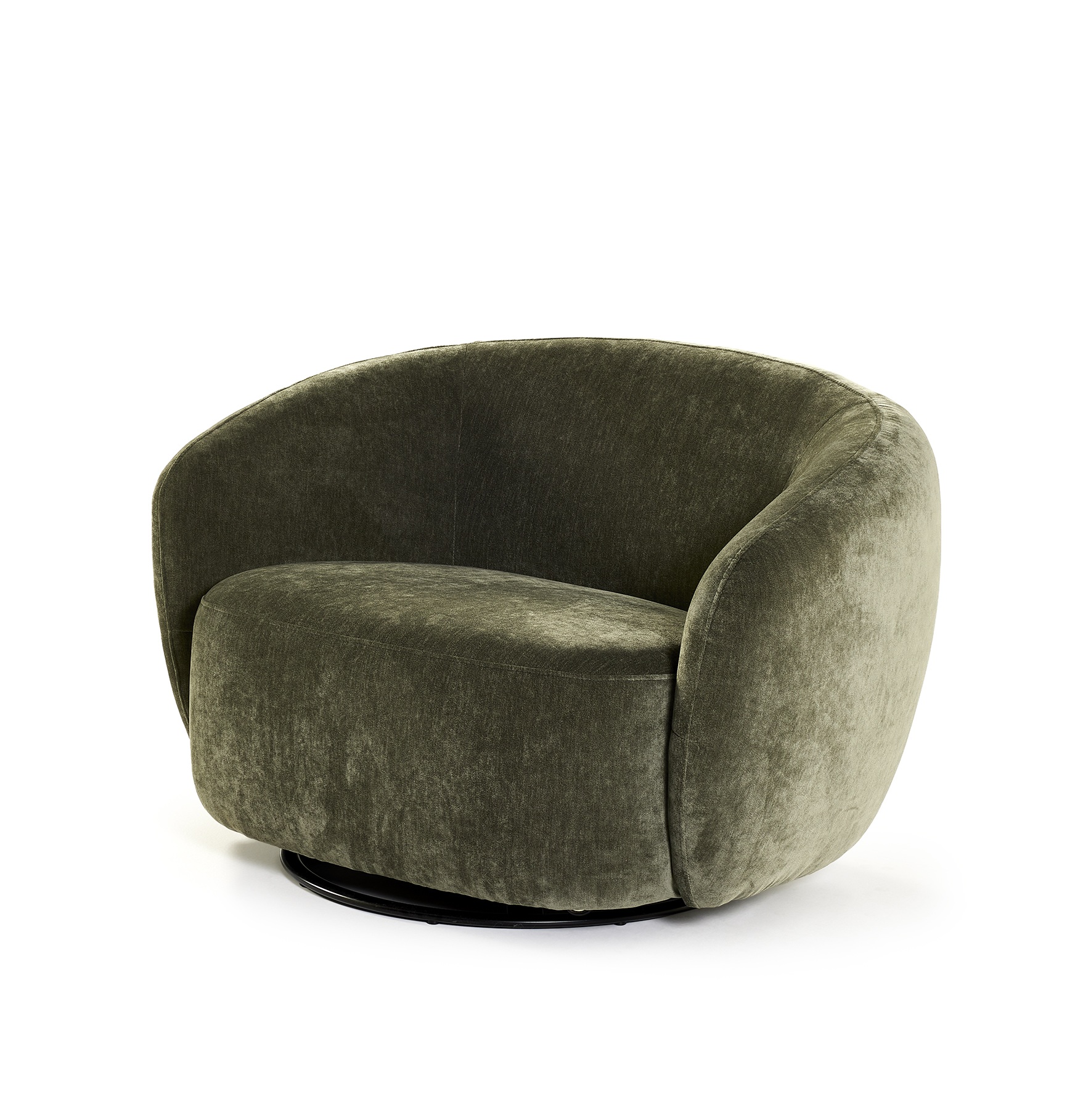 Draaibare fauteuil - donkergroen