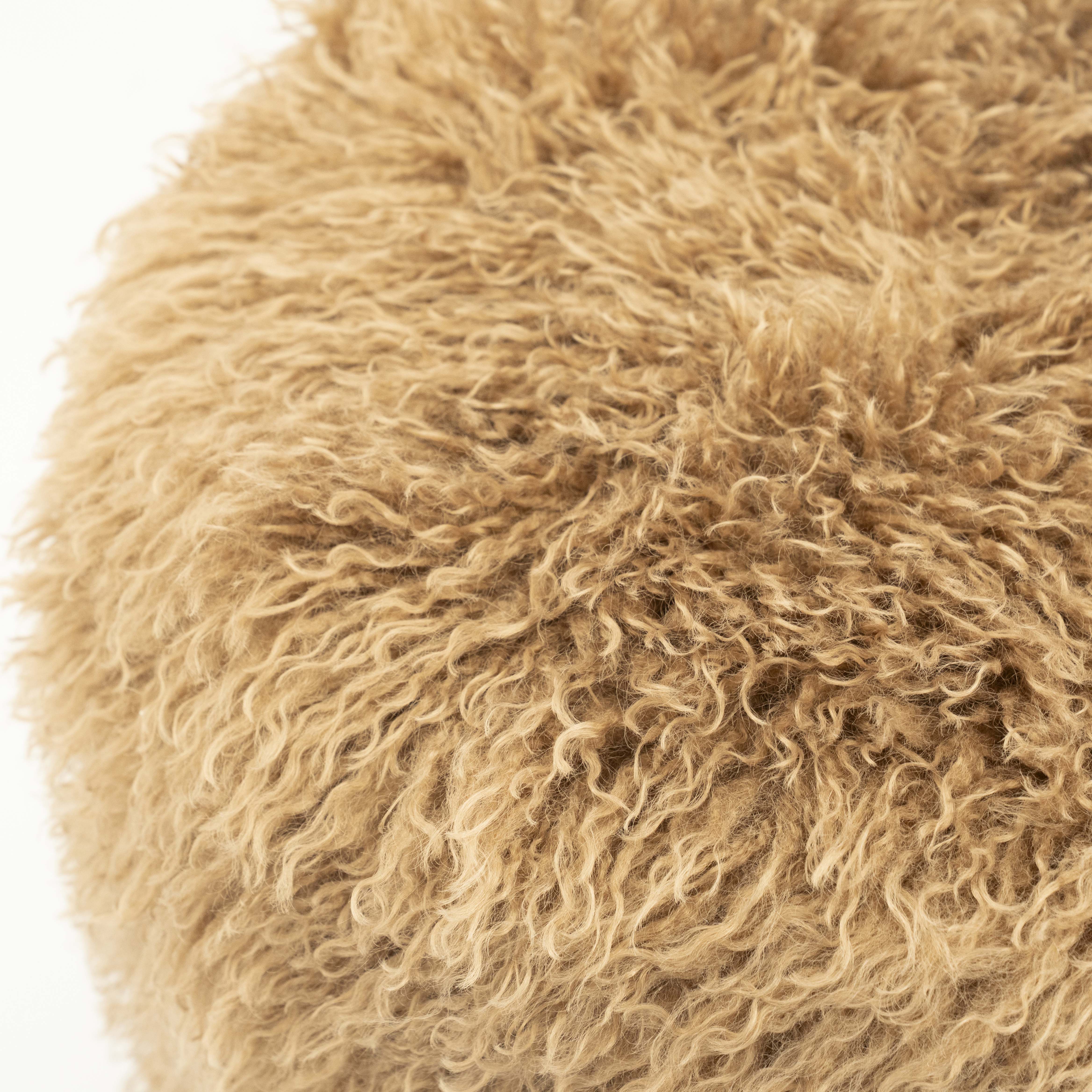 Poef diam.40cm - bruin