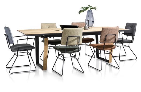 Verlengbare tafel Darwin 190/250x100 cm