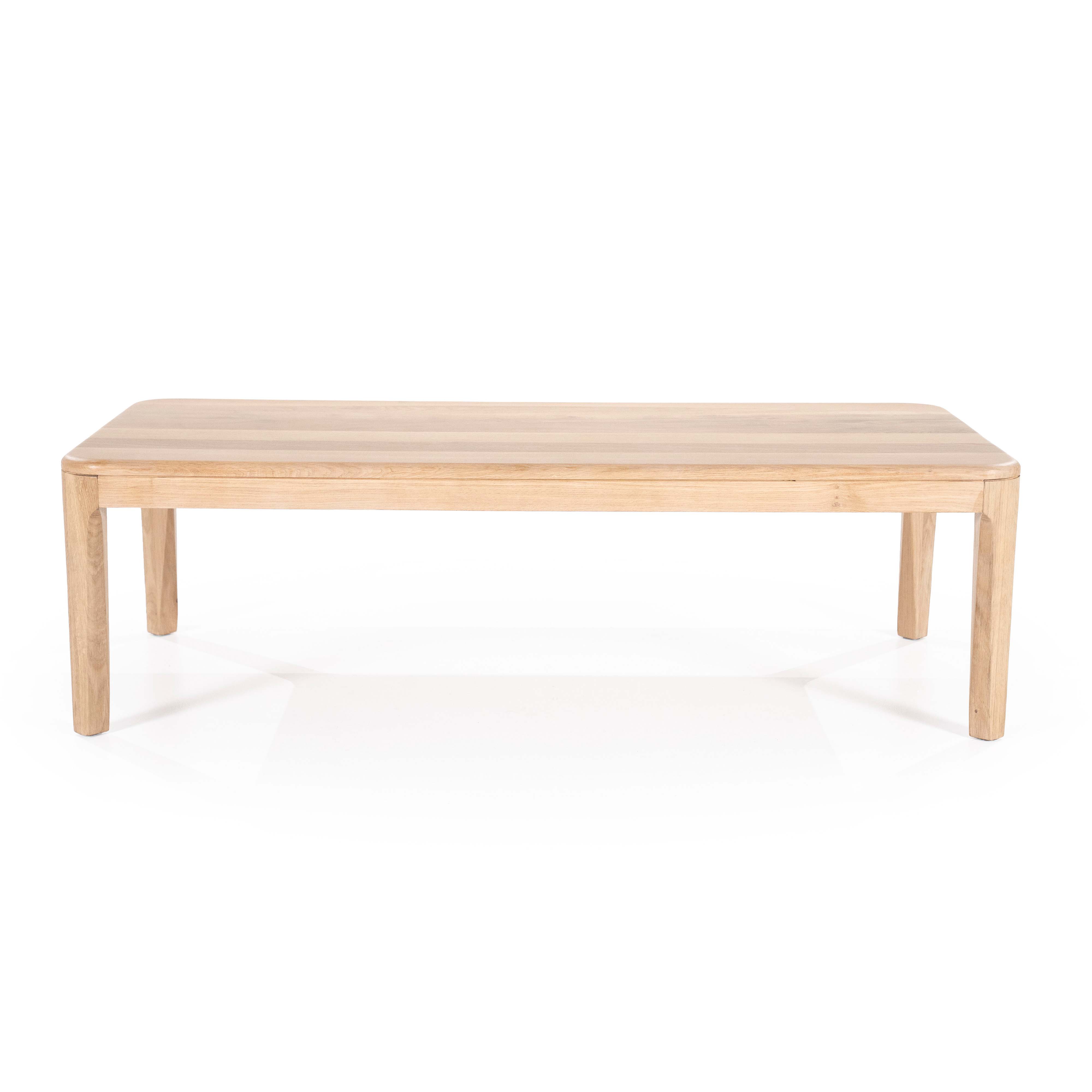 Houten salontafel 120x60cm - natuur eiken