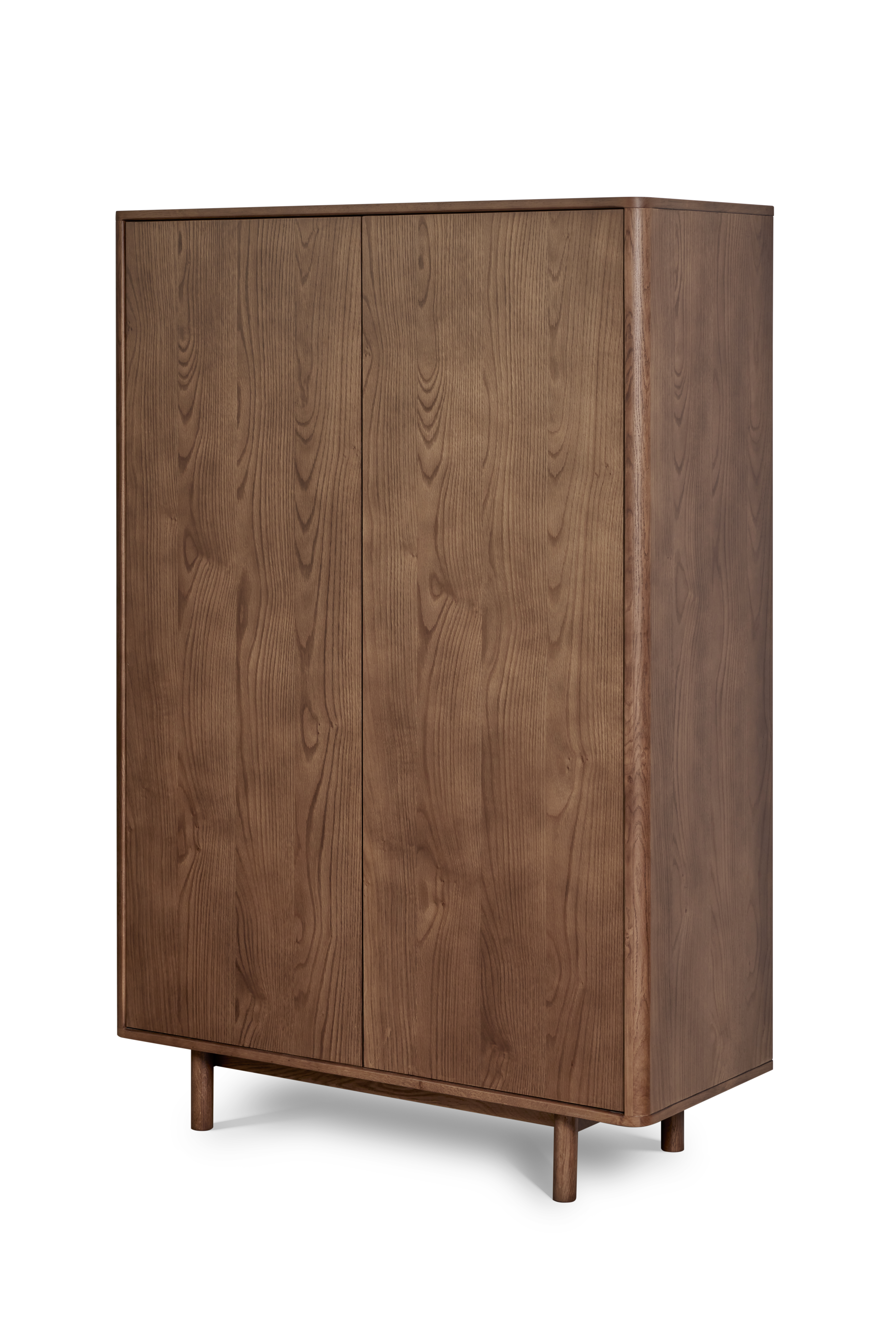 Barkast B110cm - eik/donkerbruin