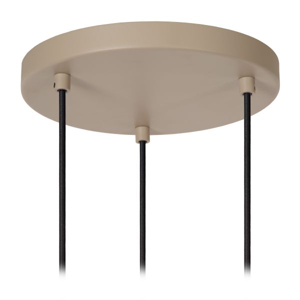 Hanglamp Evora met drie pendels - taupe