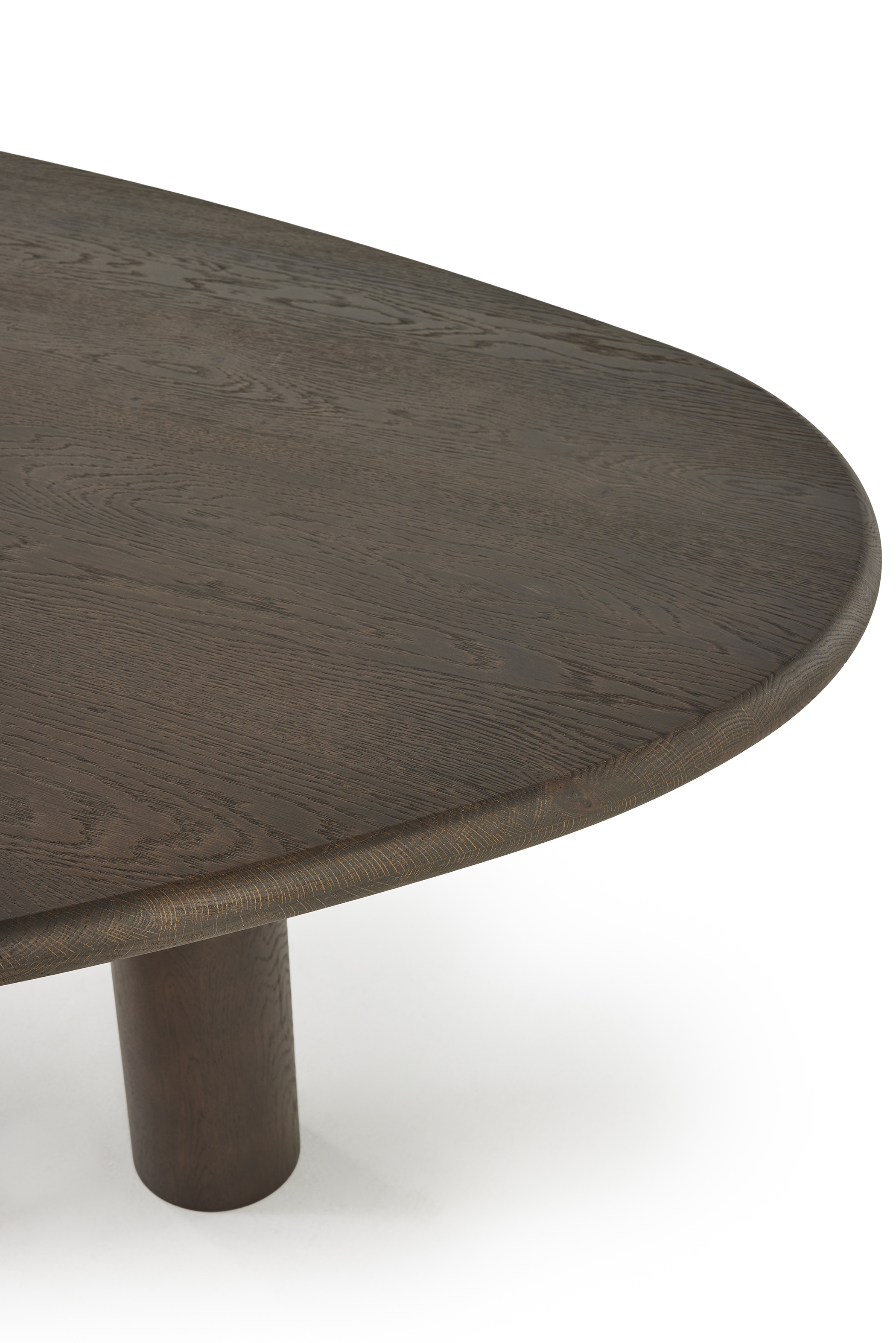 Eettafel met 3 poten - leaf/donkerbruin