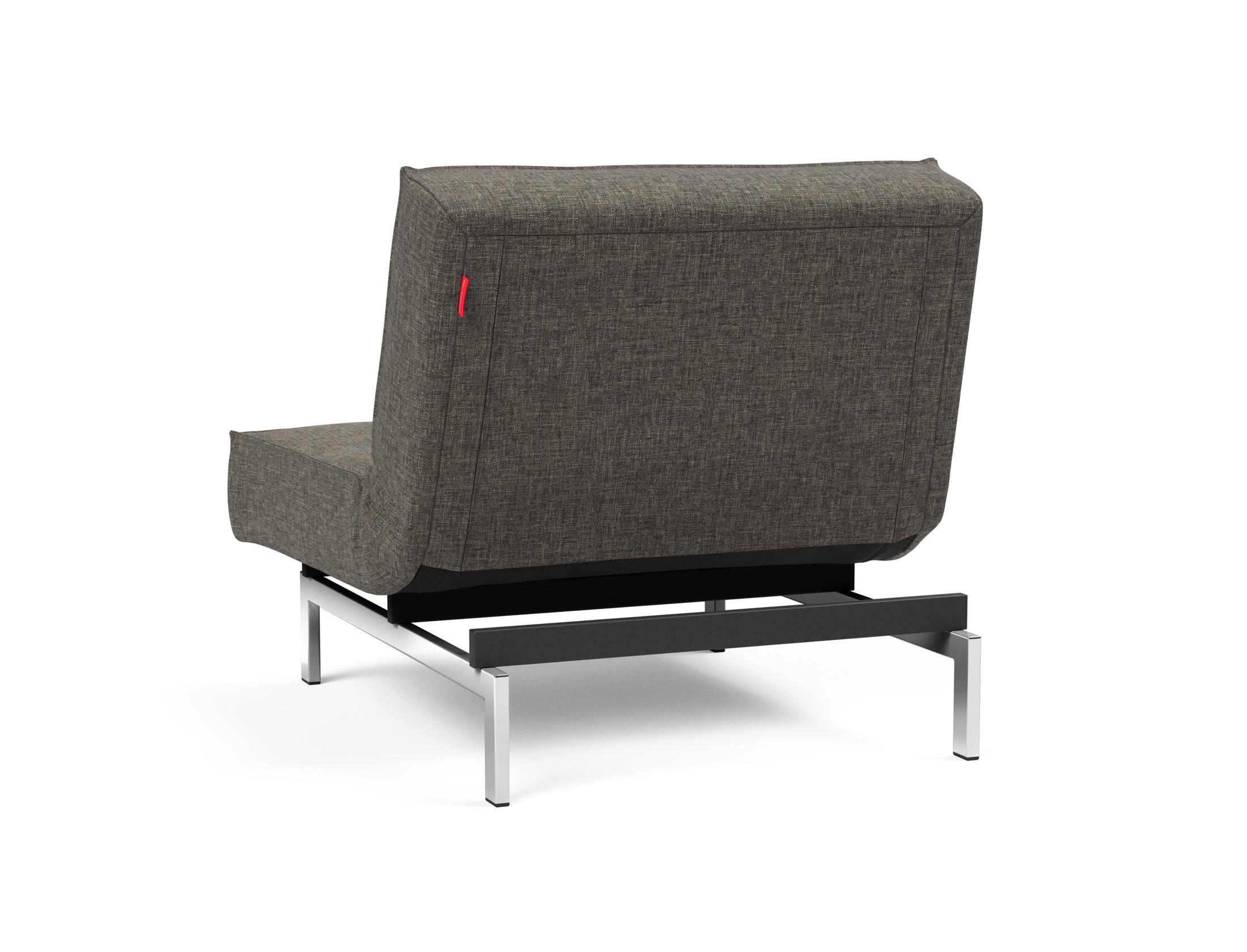 Slaapbank Splitback 90x200cm - grijs