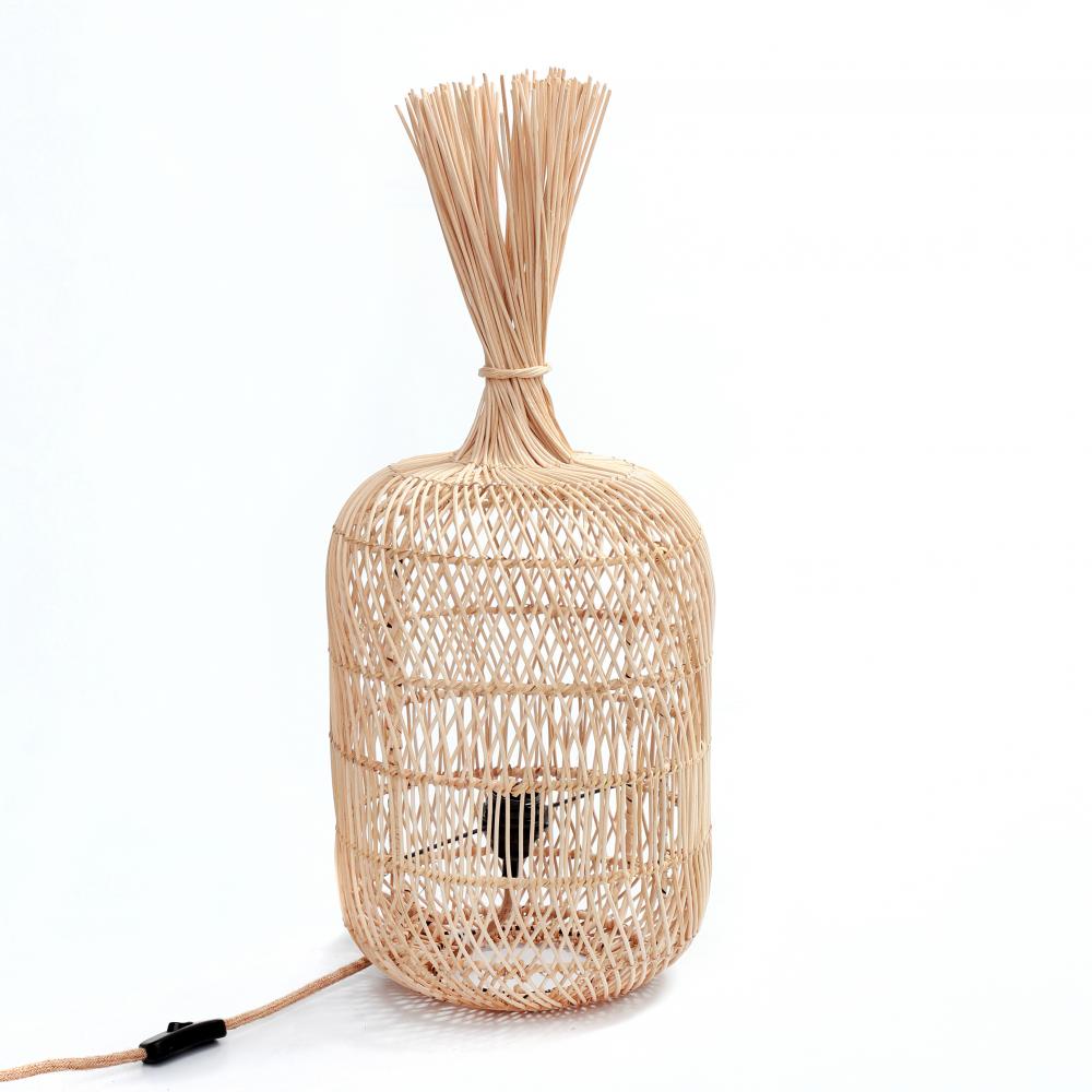 Tafel/hanglamp rotan - diam.22 cm