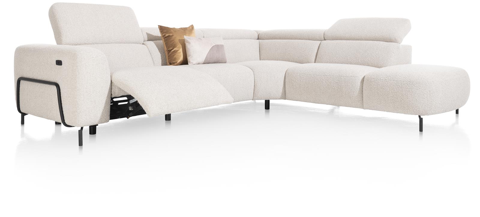 Hoeksalon Martano met elektr. relax - creme
