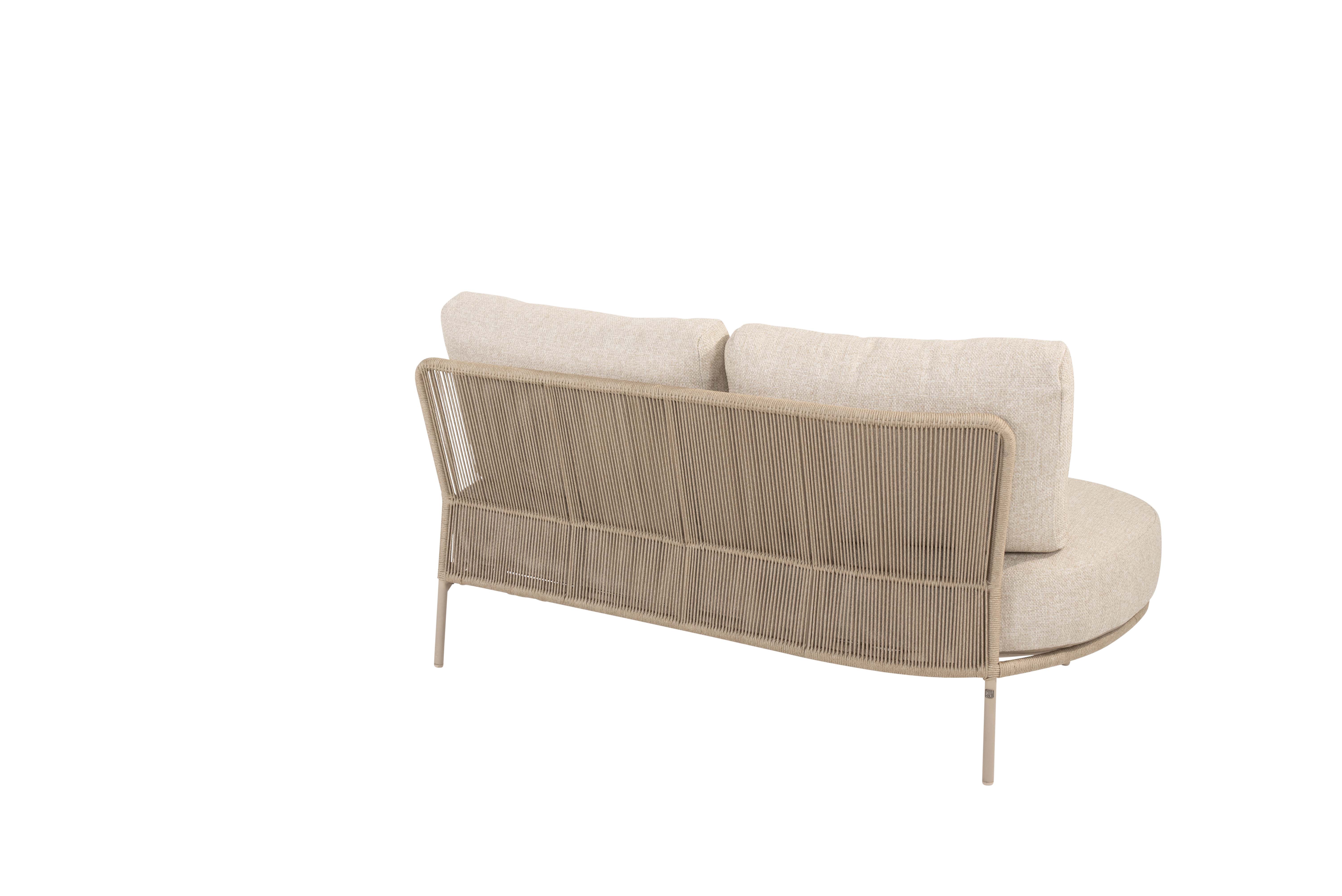 2-zit open end Florence - latte