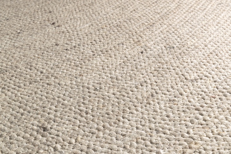 Rond tapijt dia. 200cm - beige