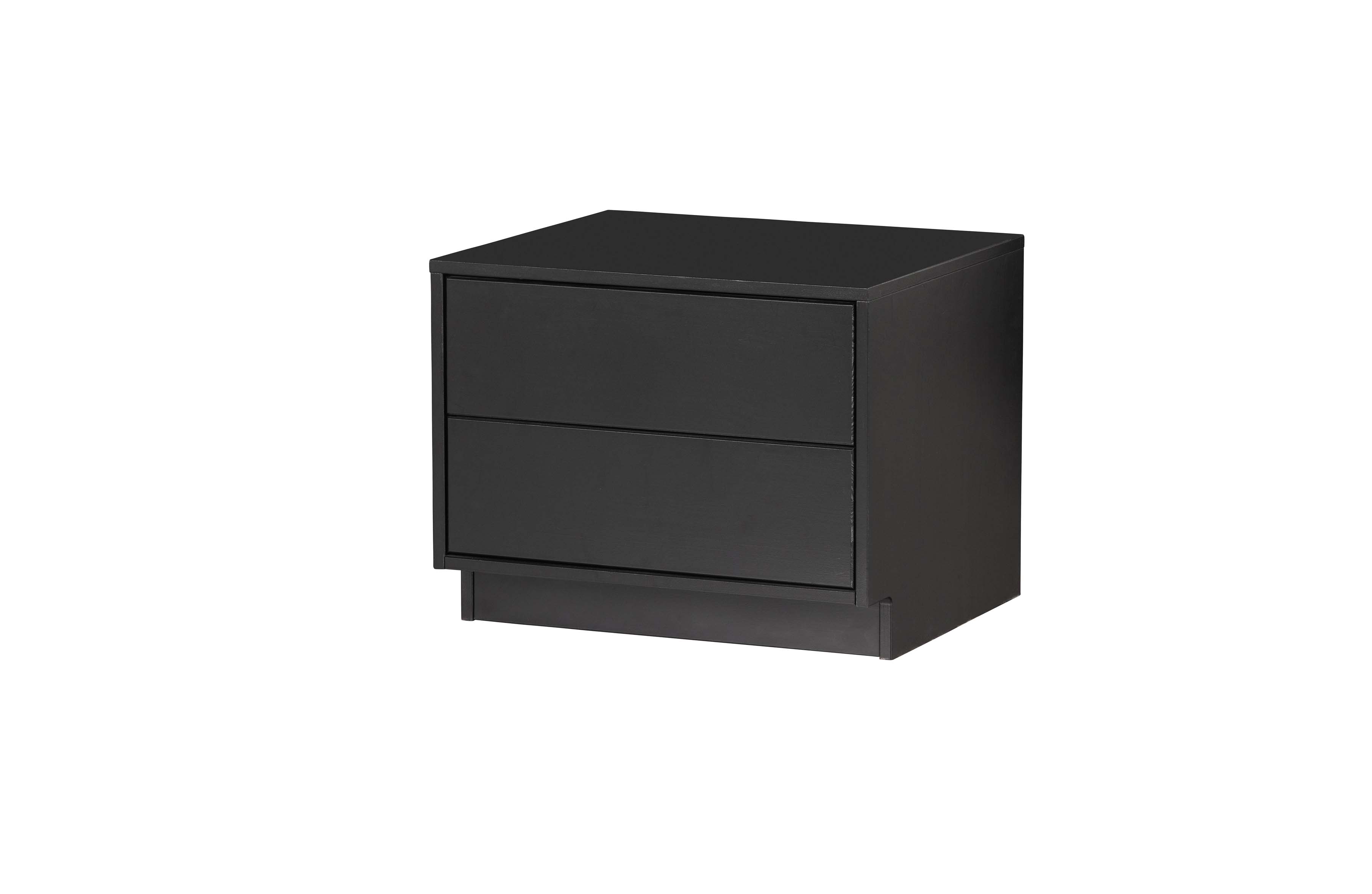 Tv-meubel Finca midden met 2 lades B50cm - zwart