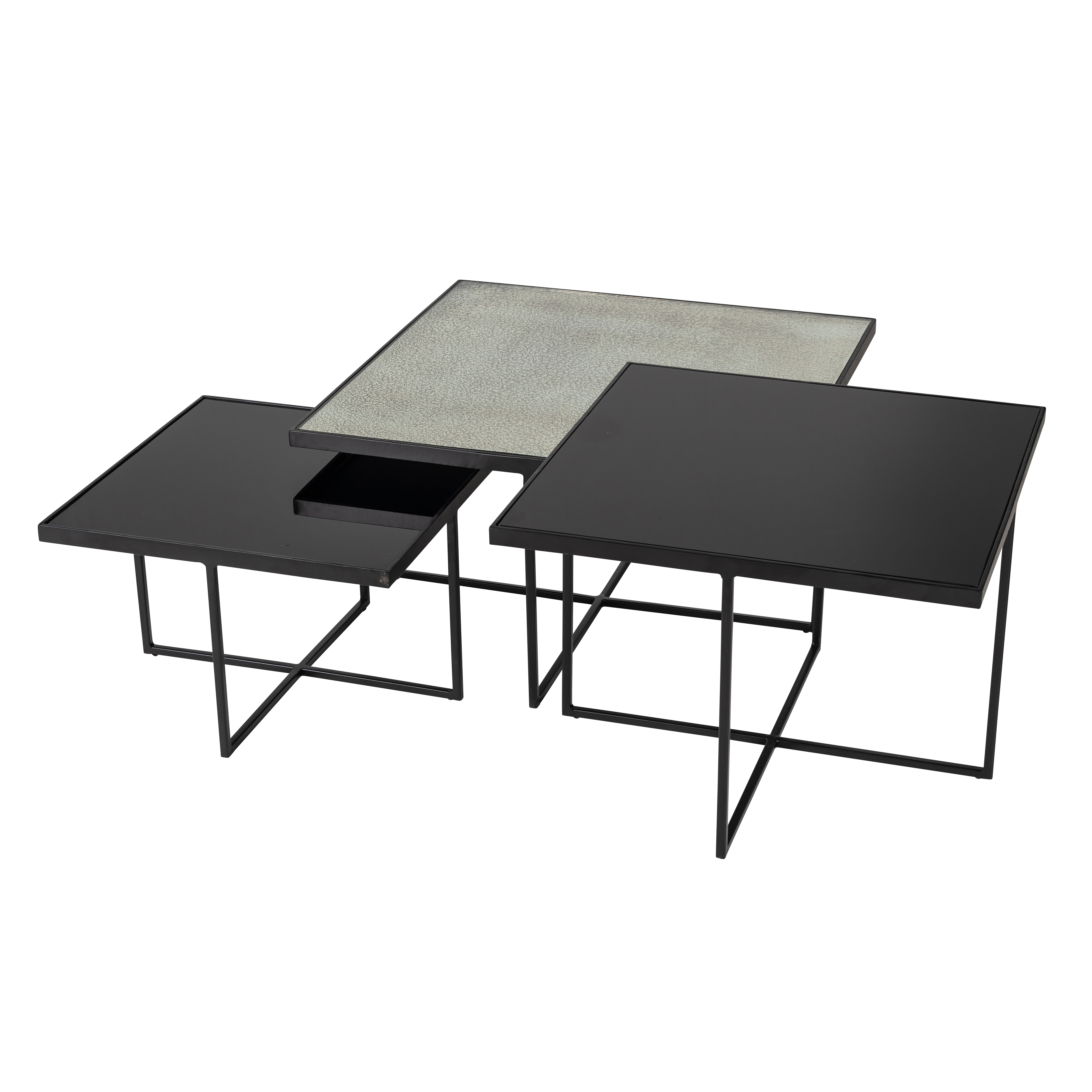 Set van 3 salontafels