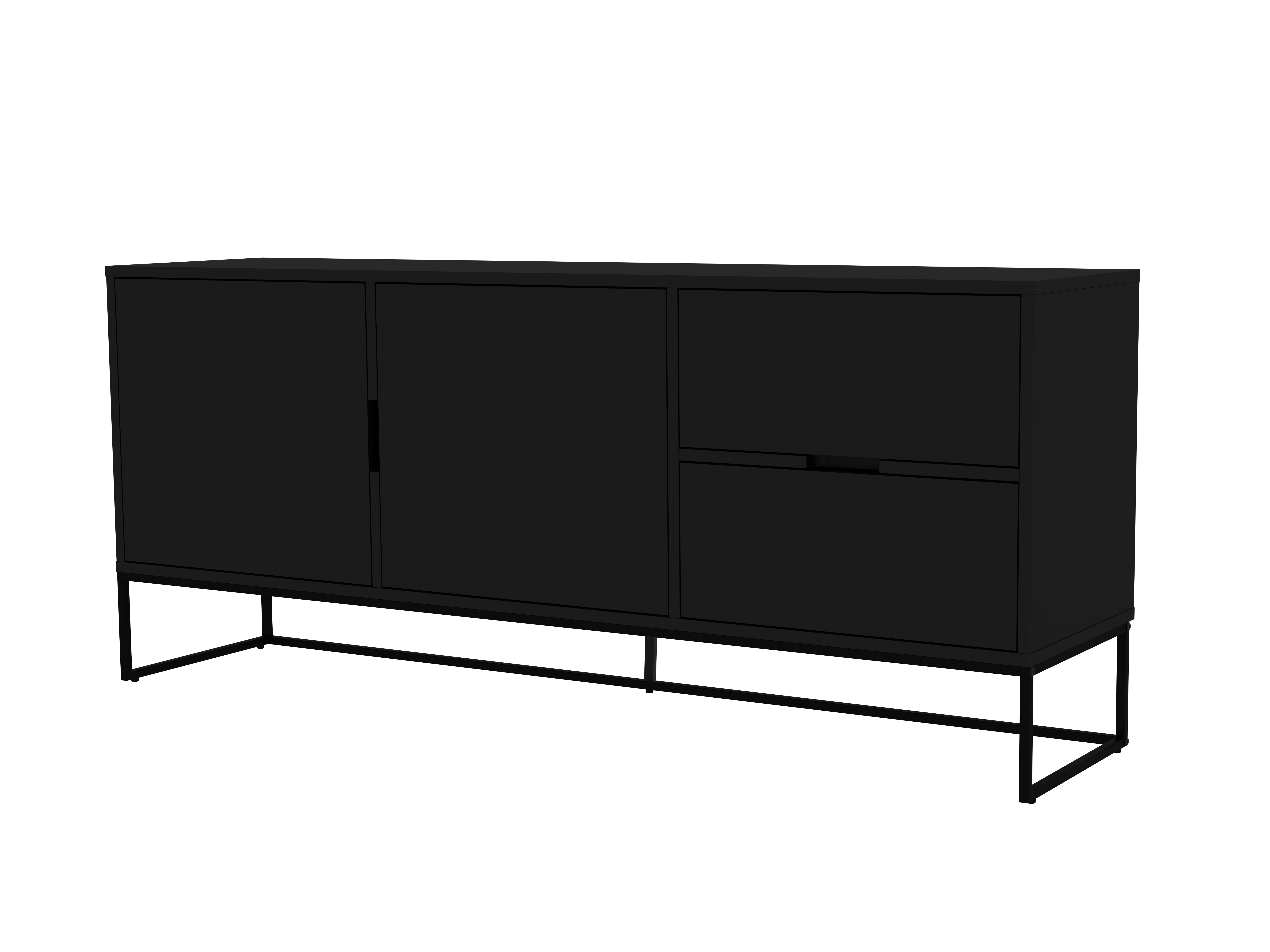 Dressoir Lipp 176cm 2 deuren, 2 laden