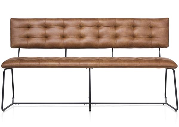Zitbank Julien 160x60cm - cognac
