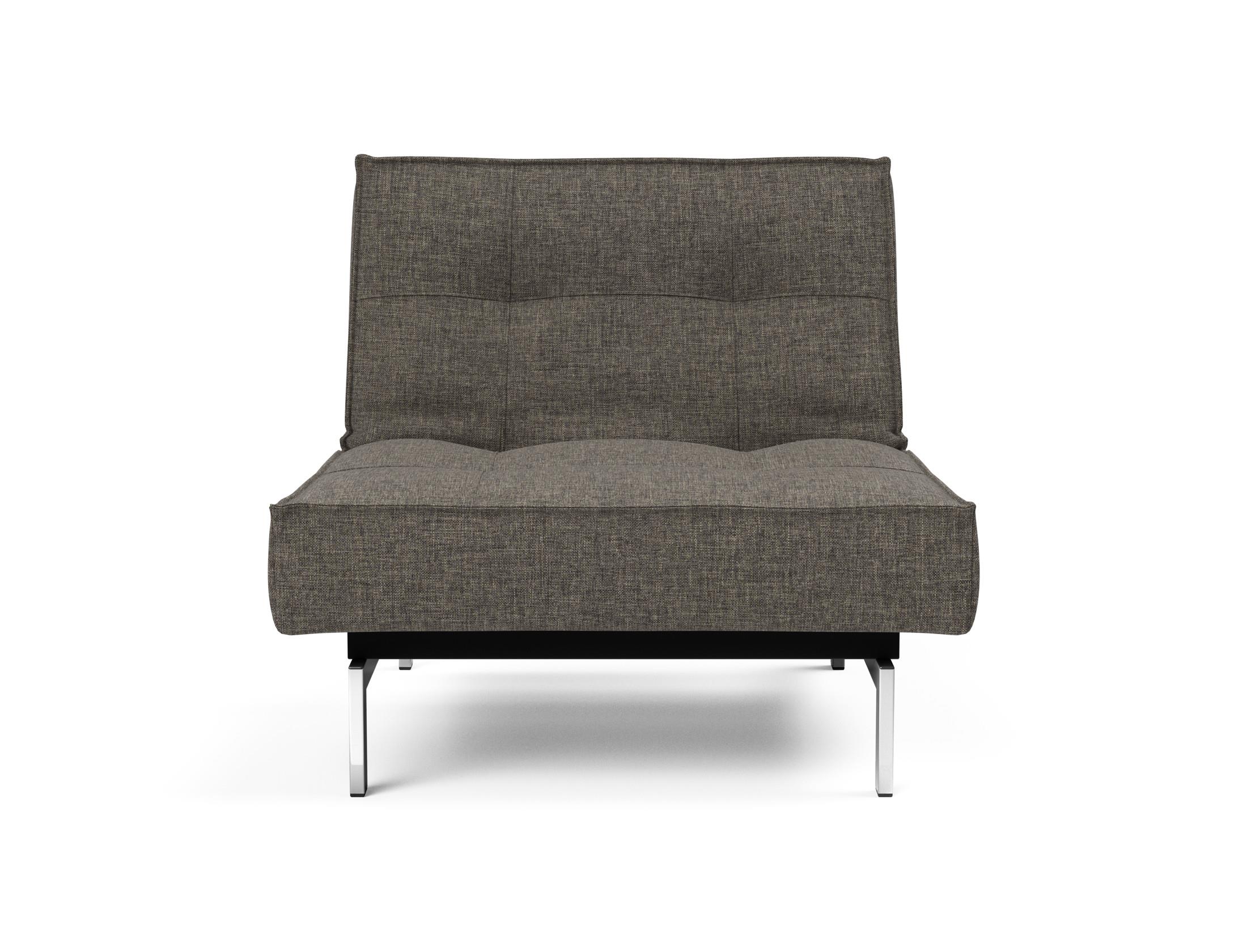 Slaapbank Splitback 90x200cm - grijs