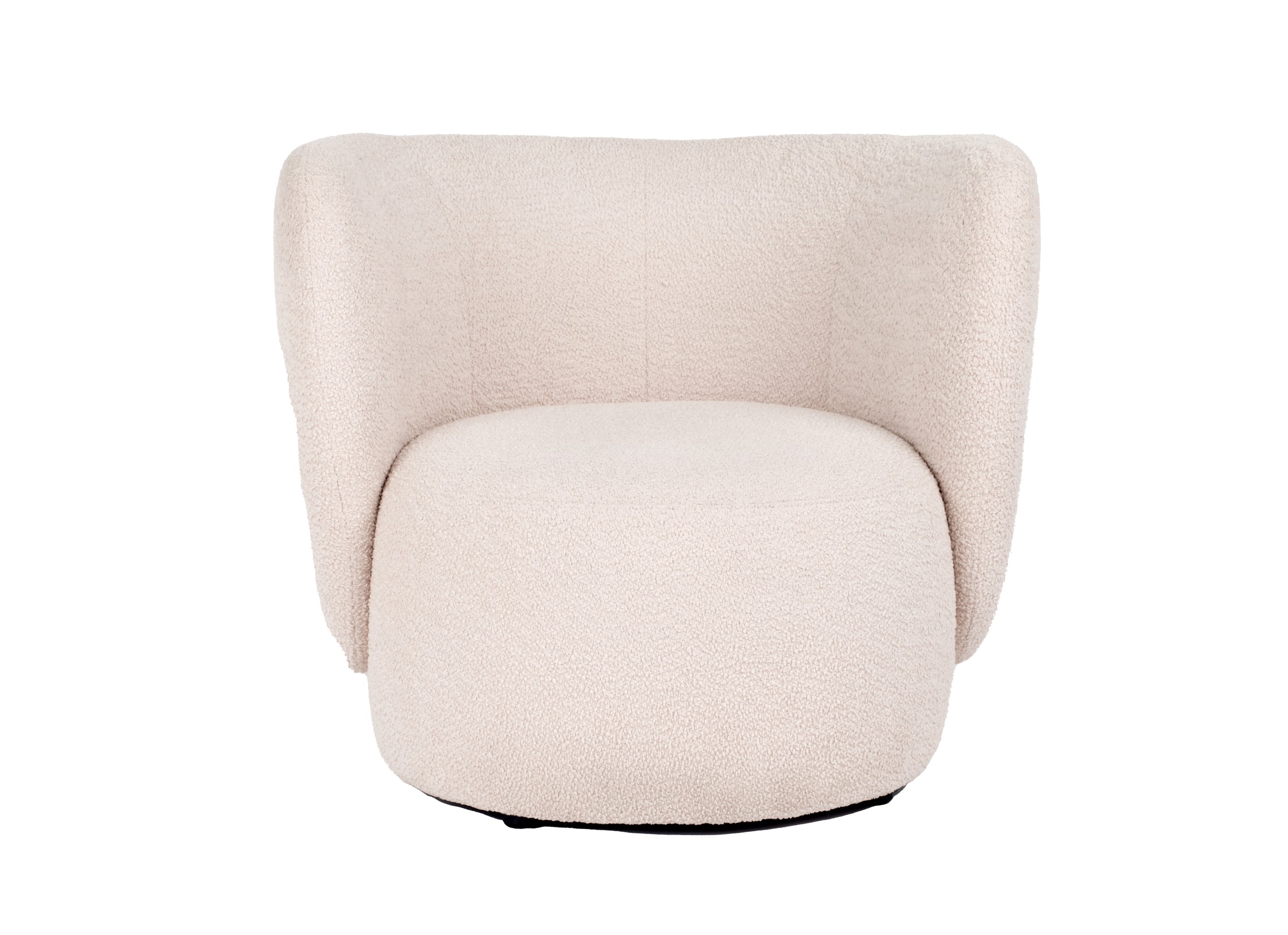 Fauteuil bouclé - ecru