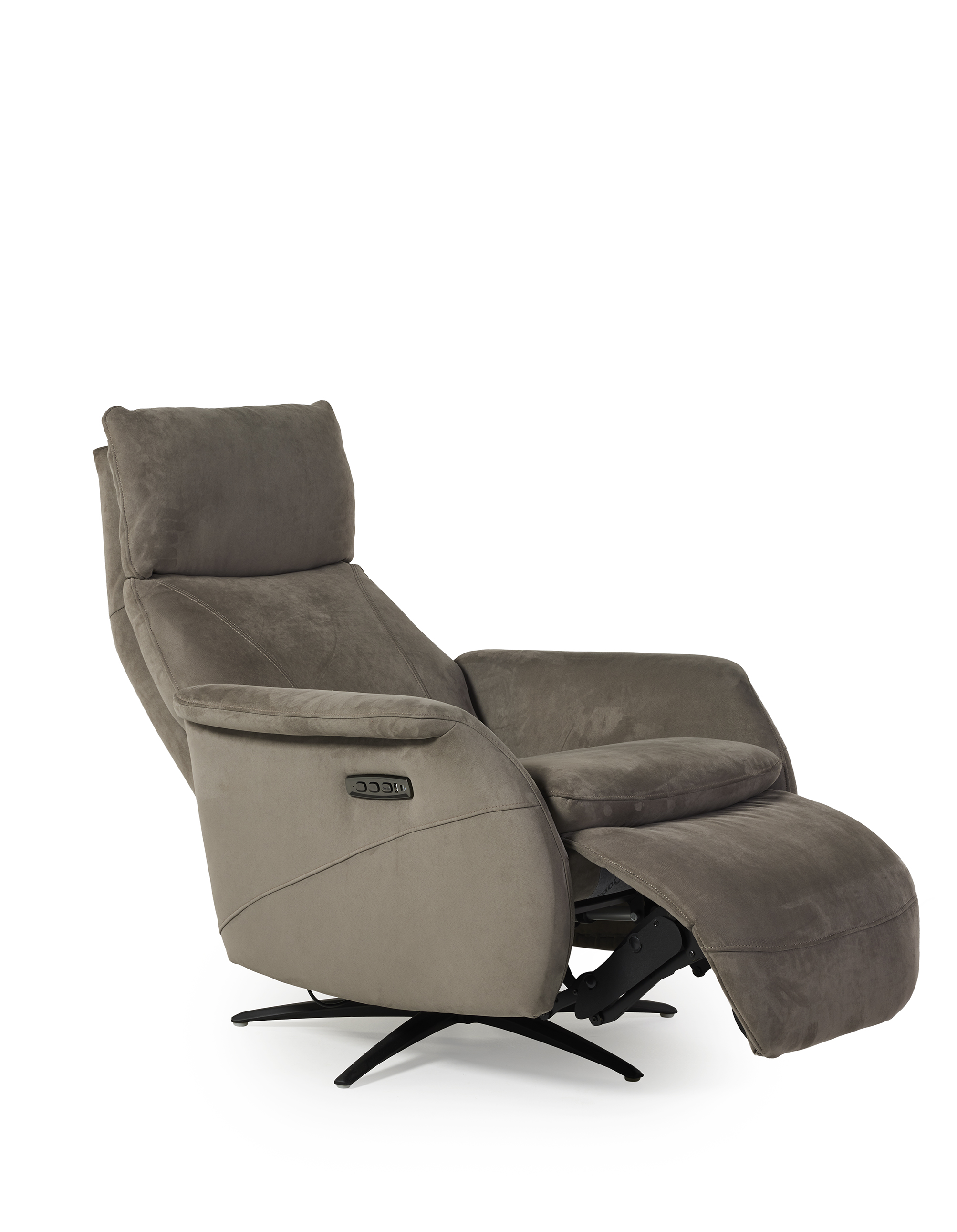 Elektrische relaxzetel - massagefunctie - dark grey