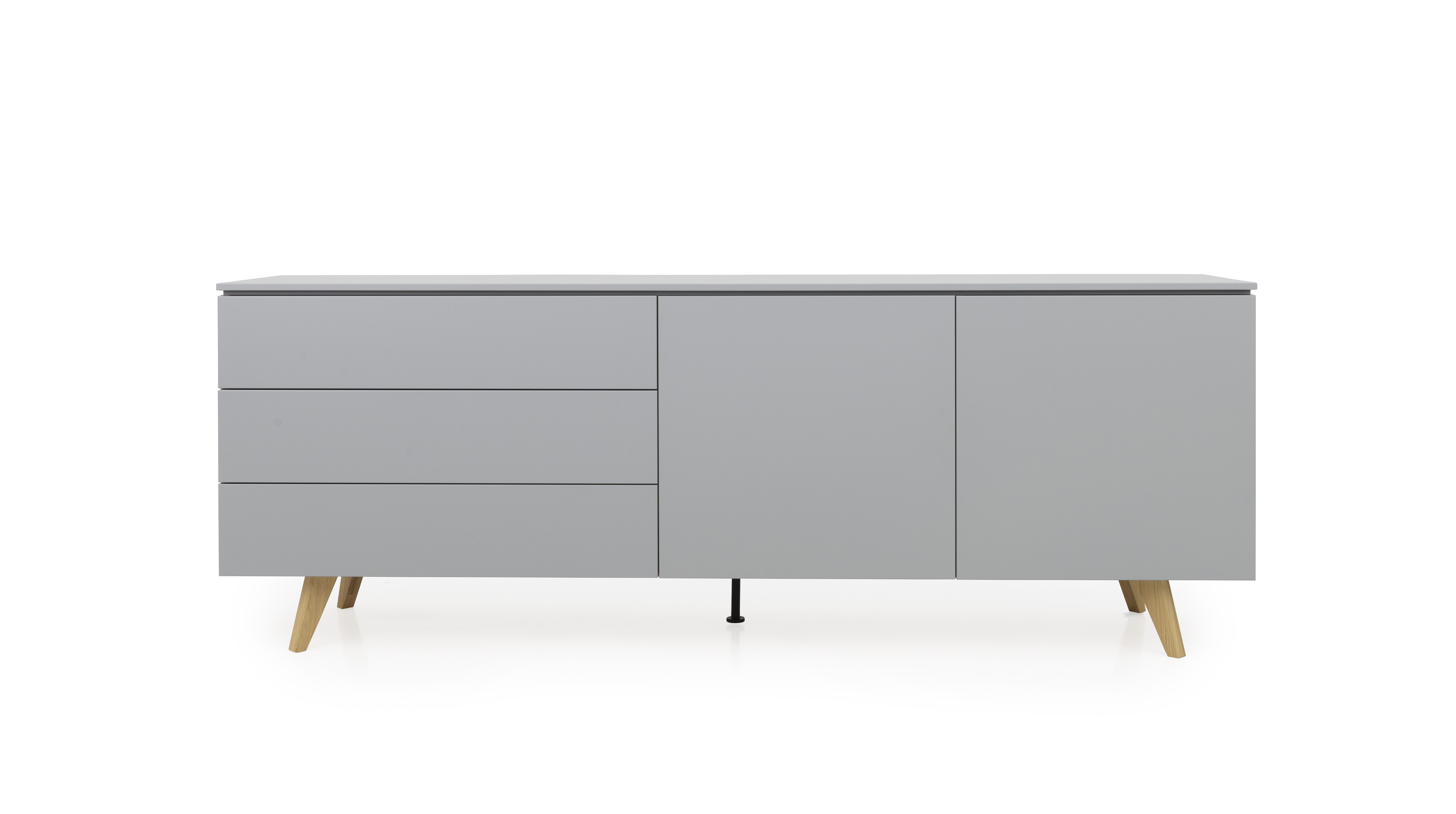Dressoir Plain 210cm 2 deuren, 3 laden