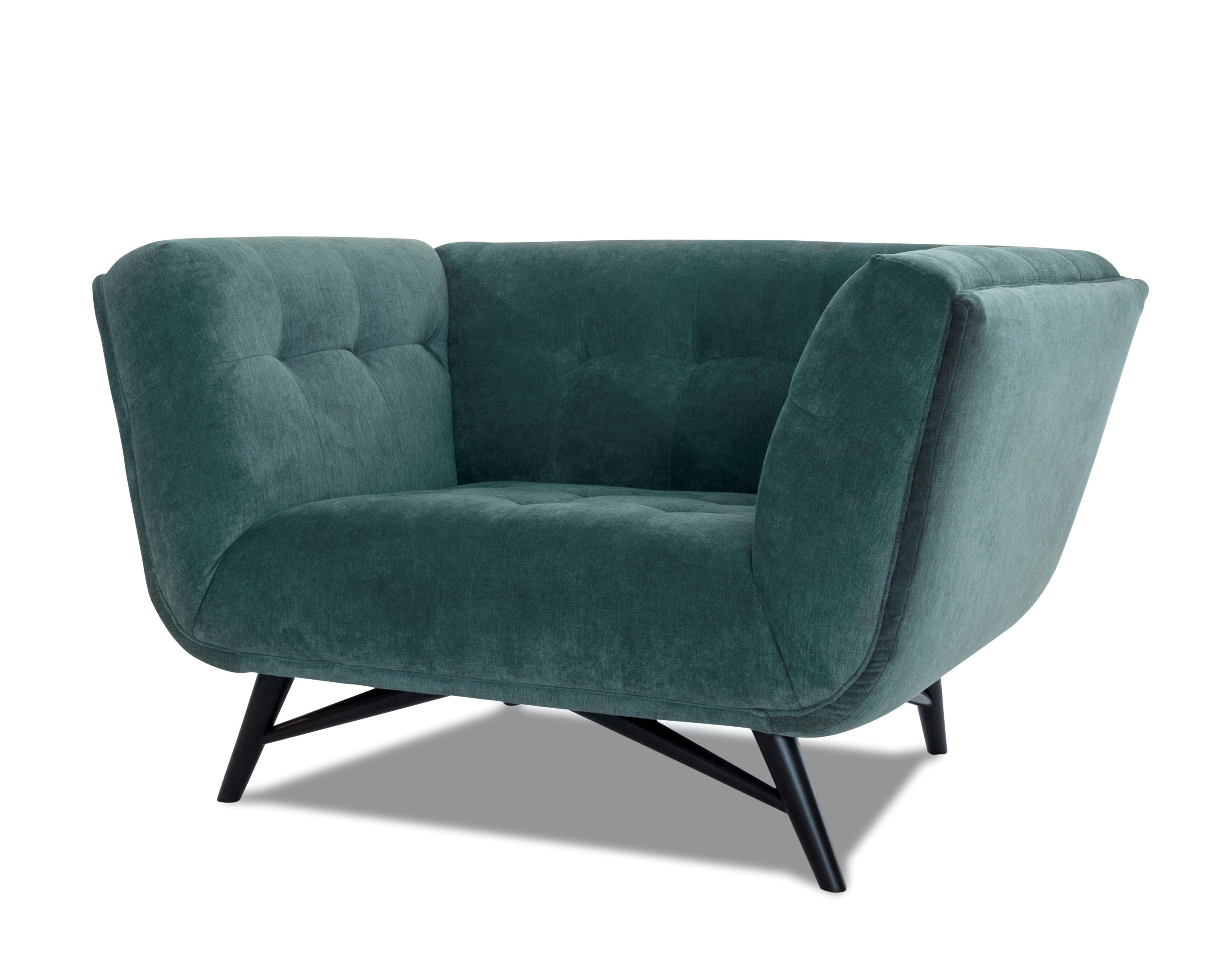 Fauteuil 1 zit - groen