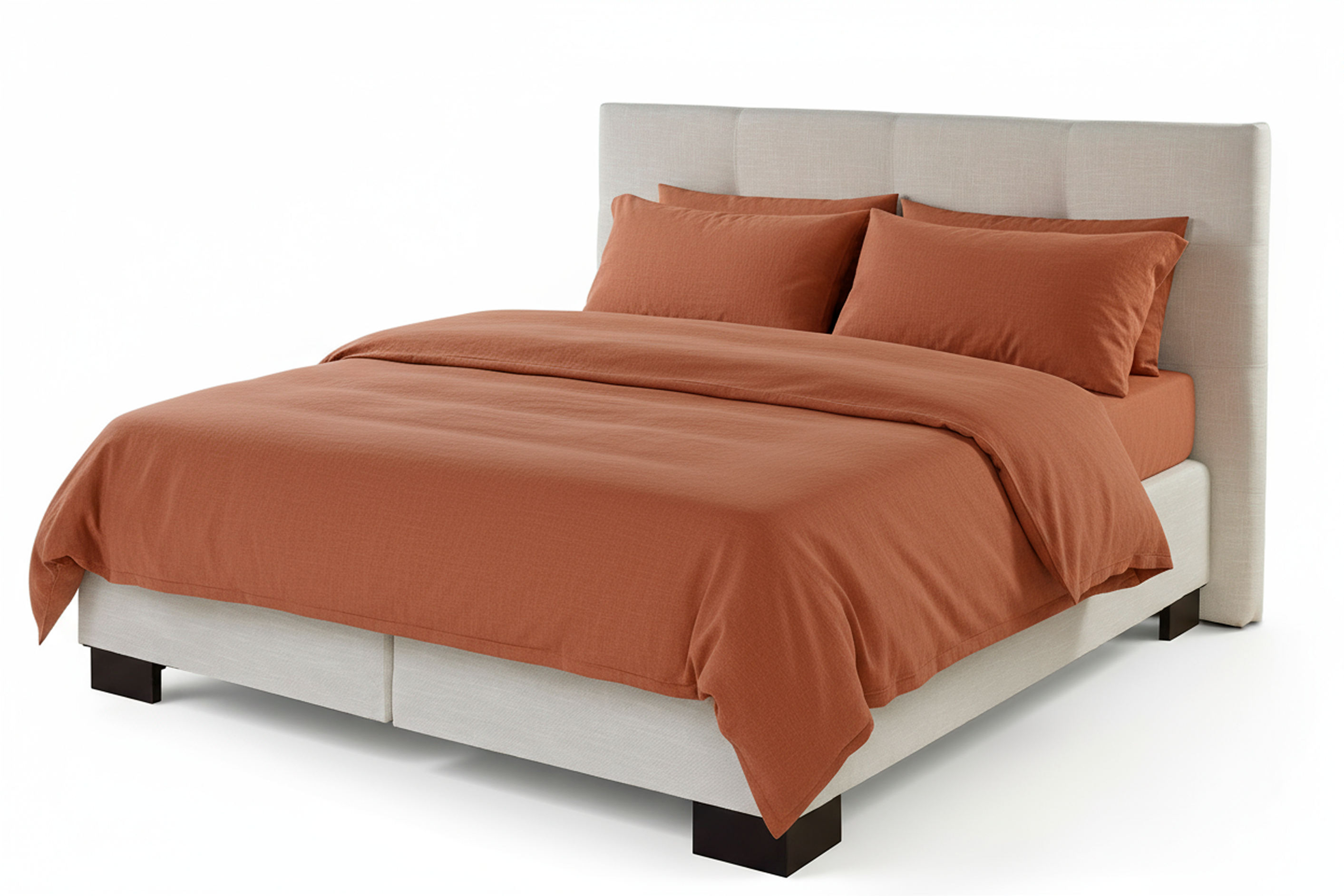 Boxspring (excl. matras) 160x200cm - Natural ecru