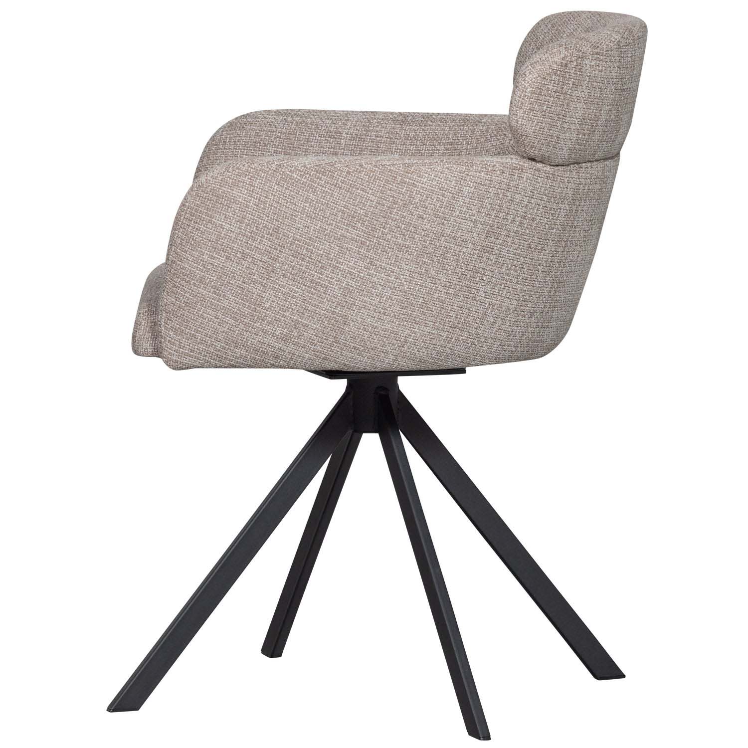 Draaibare kuipstoel Fenne - Natural beige