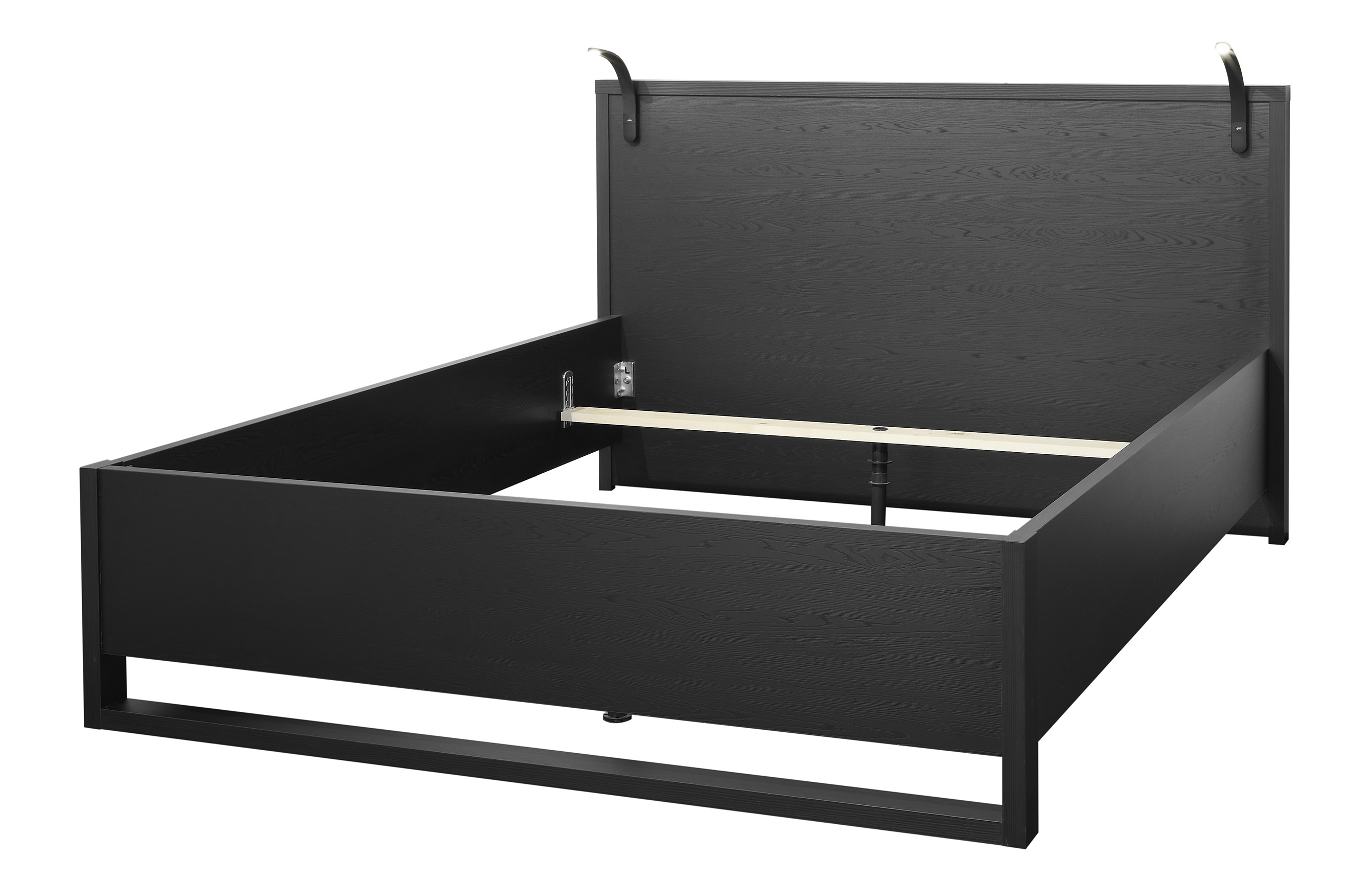 Bedkader 160x200cm - zwart